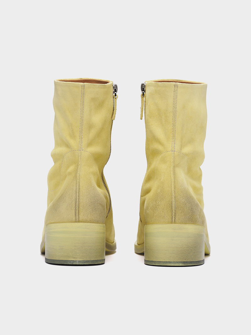 Cassello Zip Ankle Boots (MM4340-P024-701-CHLORINE)