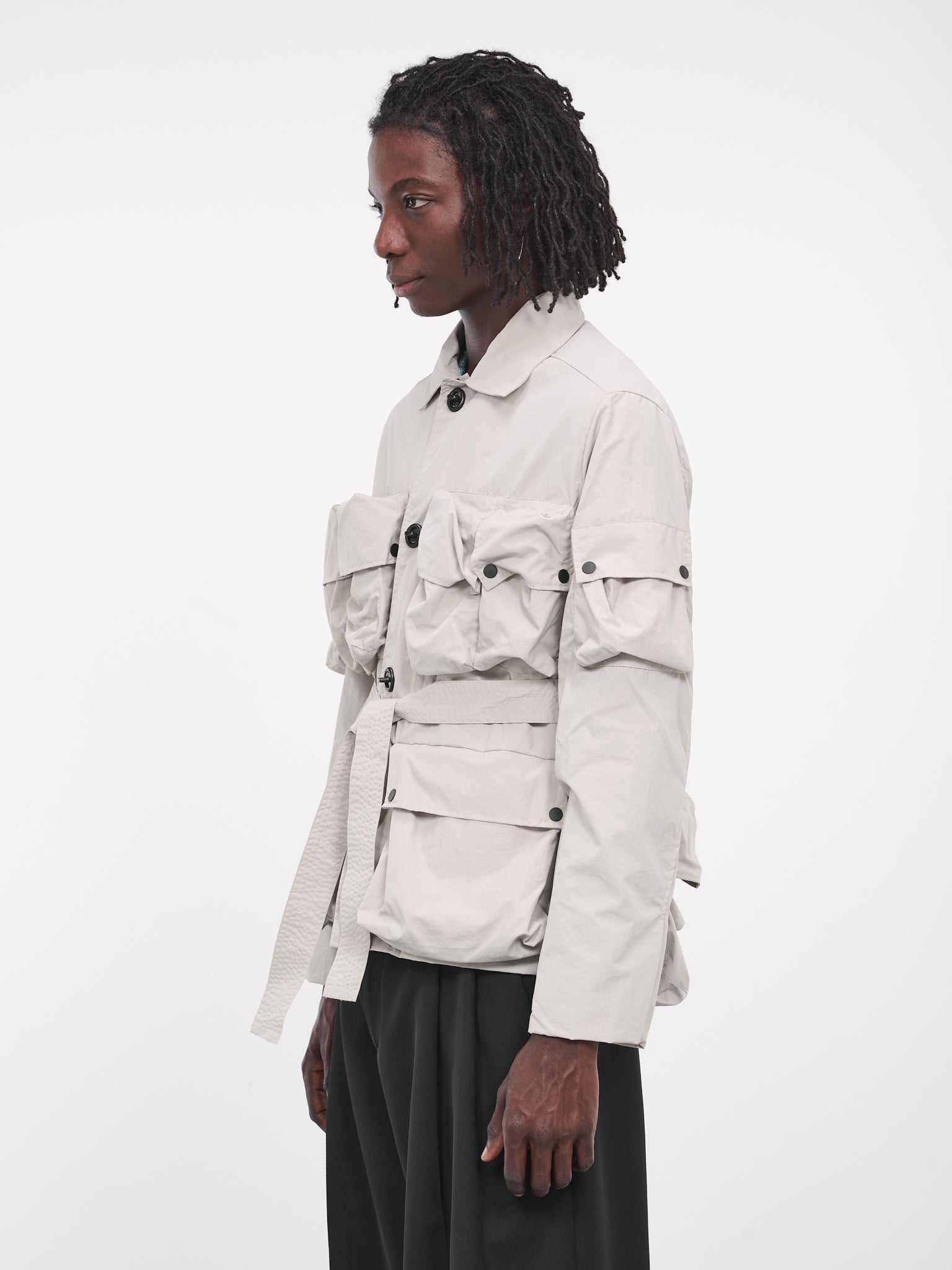 Utility Pocket Jacket (MN2034-W087-TECH-RIPSTOP-BEIGE)