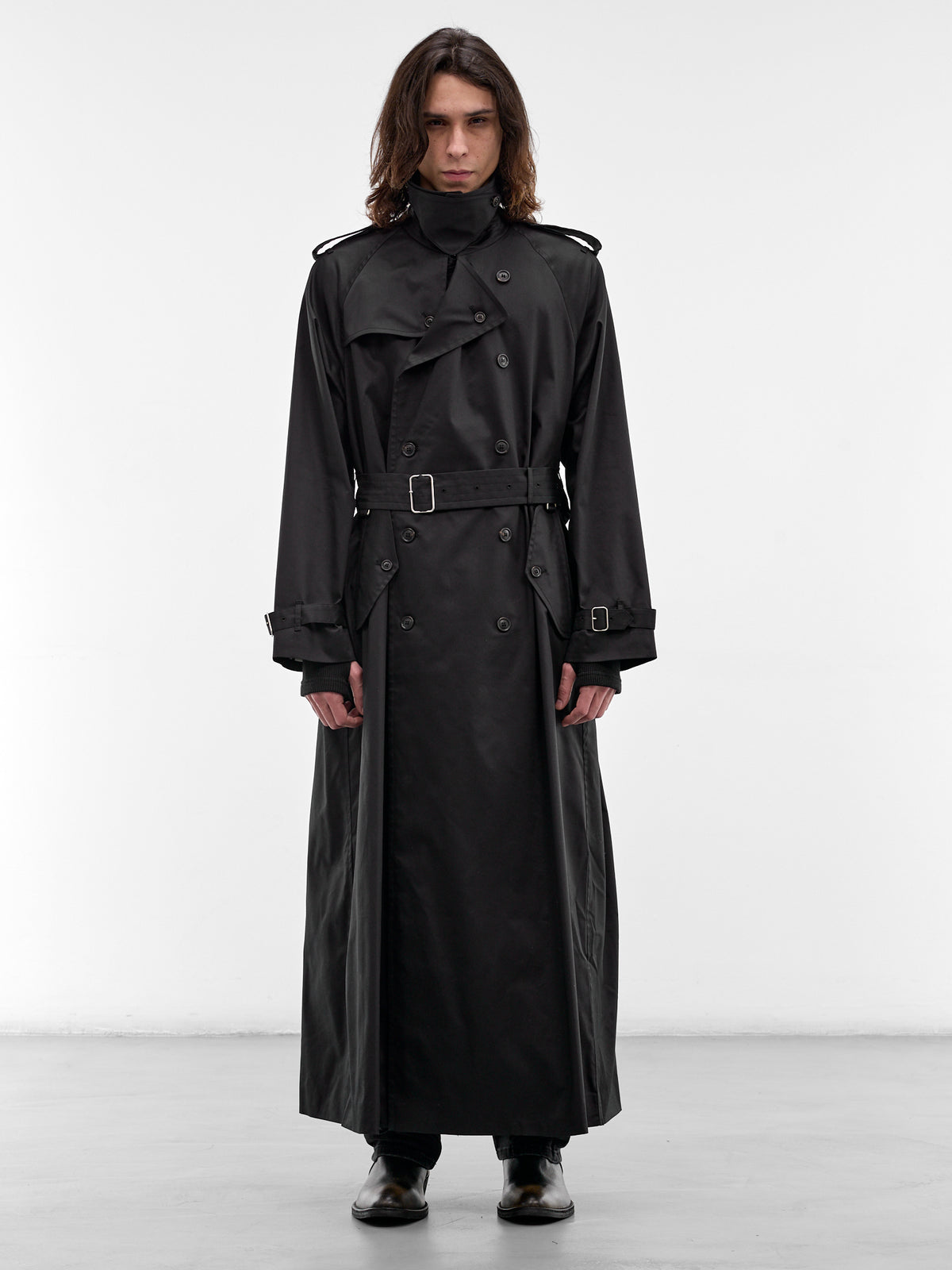 Black Maman Trench Coat (MC03AP-T2246-999-BLACK)