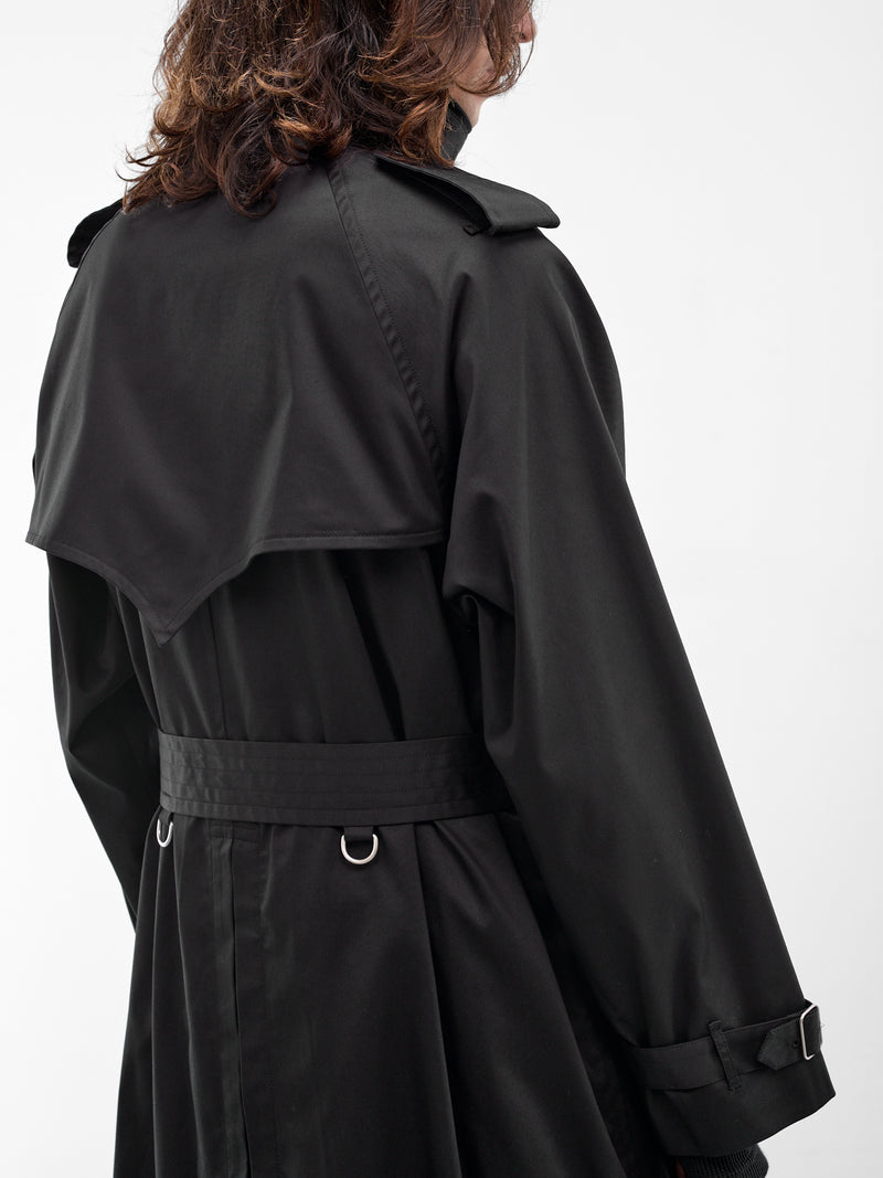 Black Maman Trench Coat (MC03AP-T2246-999-BLACK)