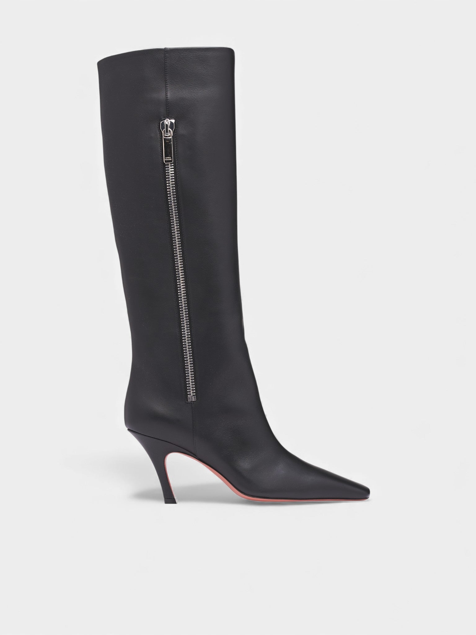 Knee-High Leather Mona Boots (MONA-BOOT-80-BLACK-CALF)