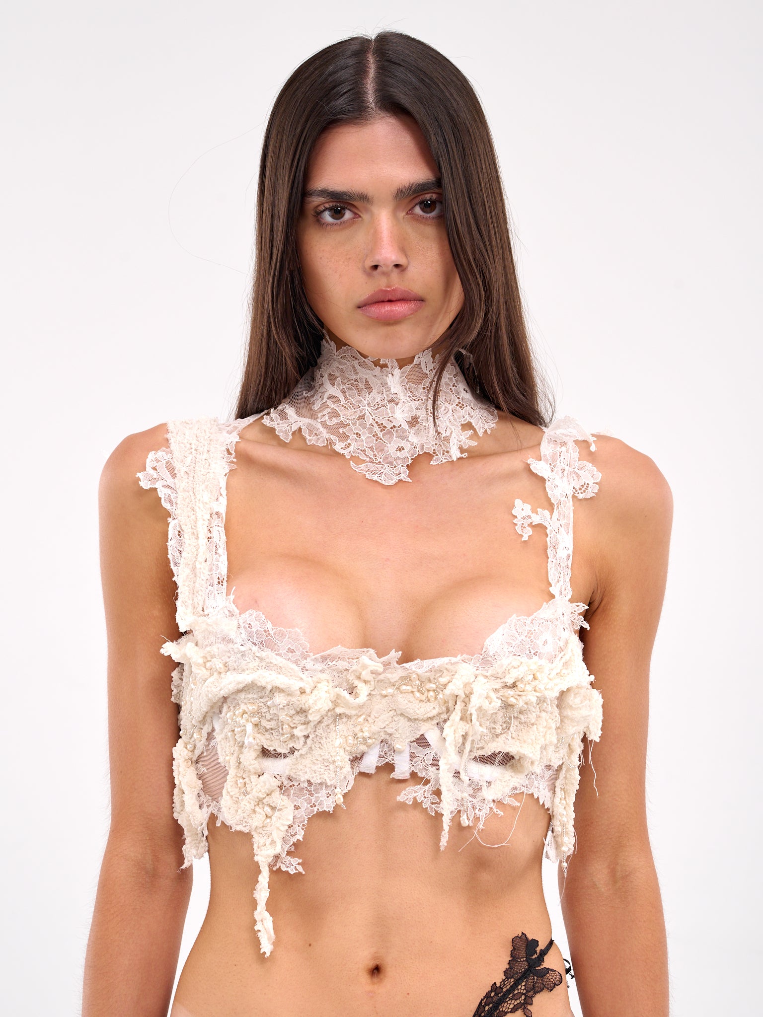 'Mother of Pearl' Bra Top (MOTHER-OF-PEARL-OFF-WHITE)