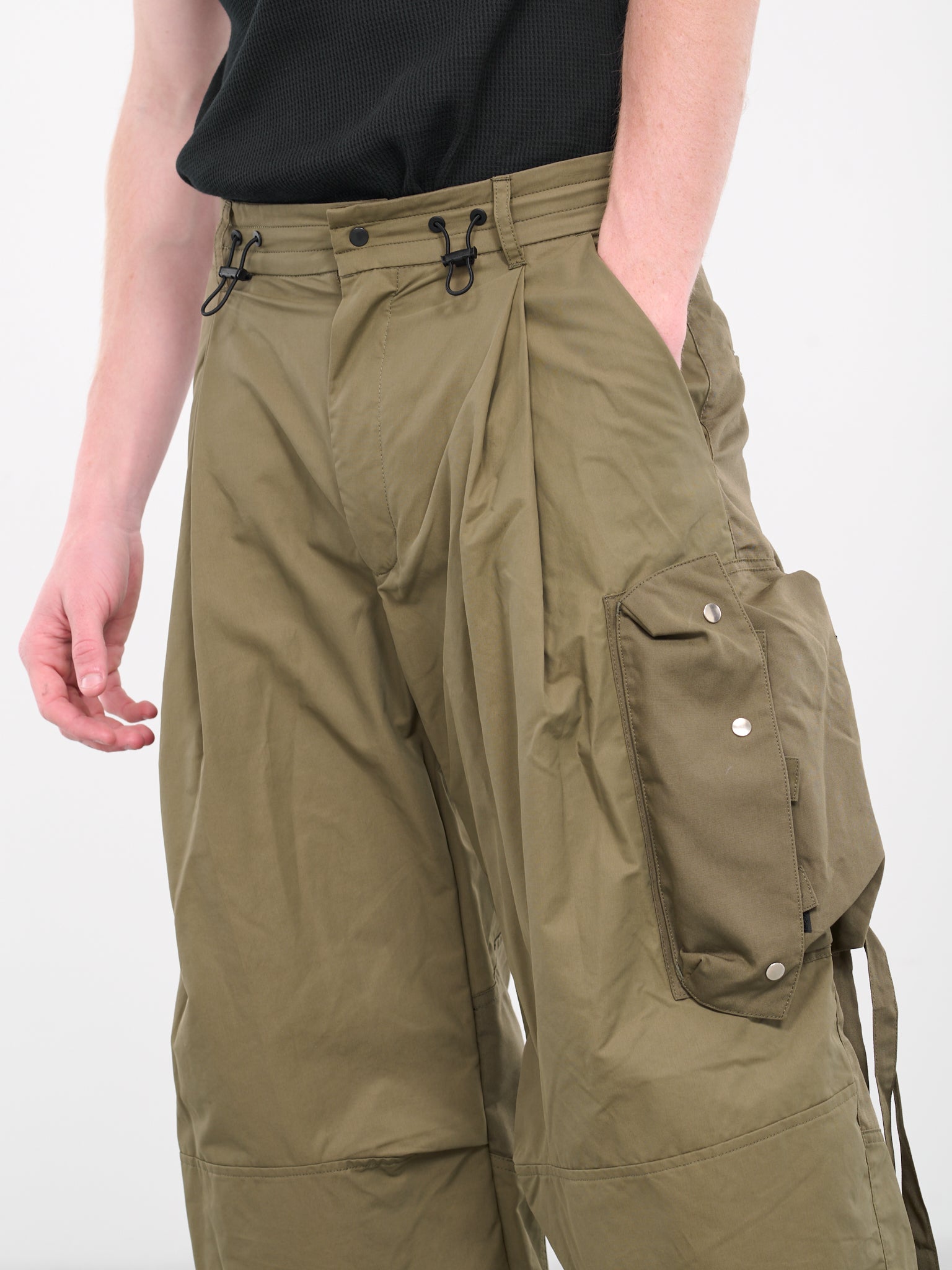 Zip Hem Cargo Pants (MP-04-OLIVE)