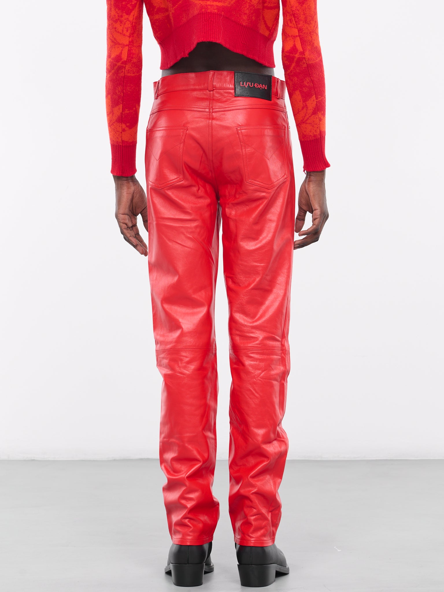 90's Straight Pants (MP005LE-RED)