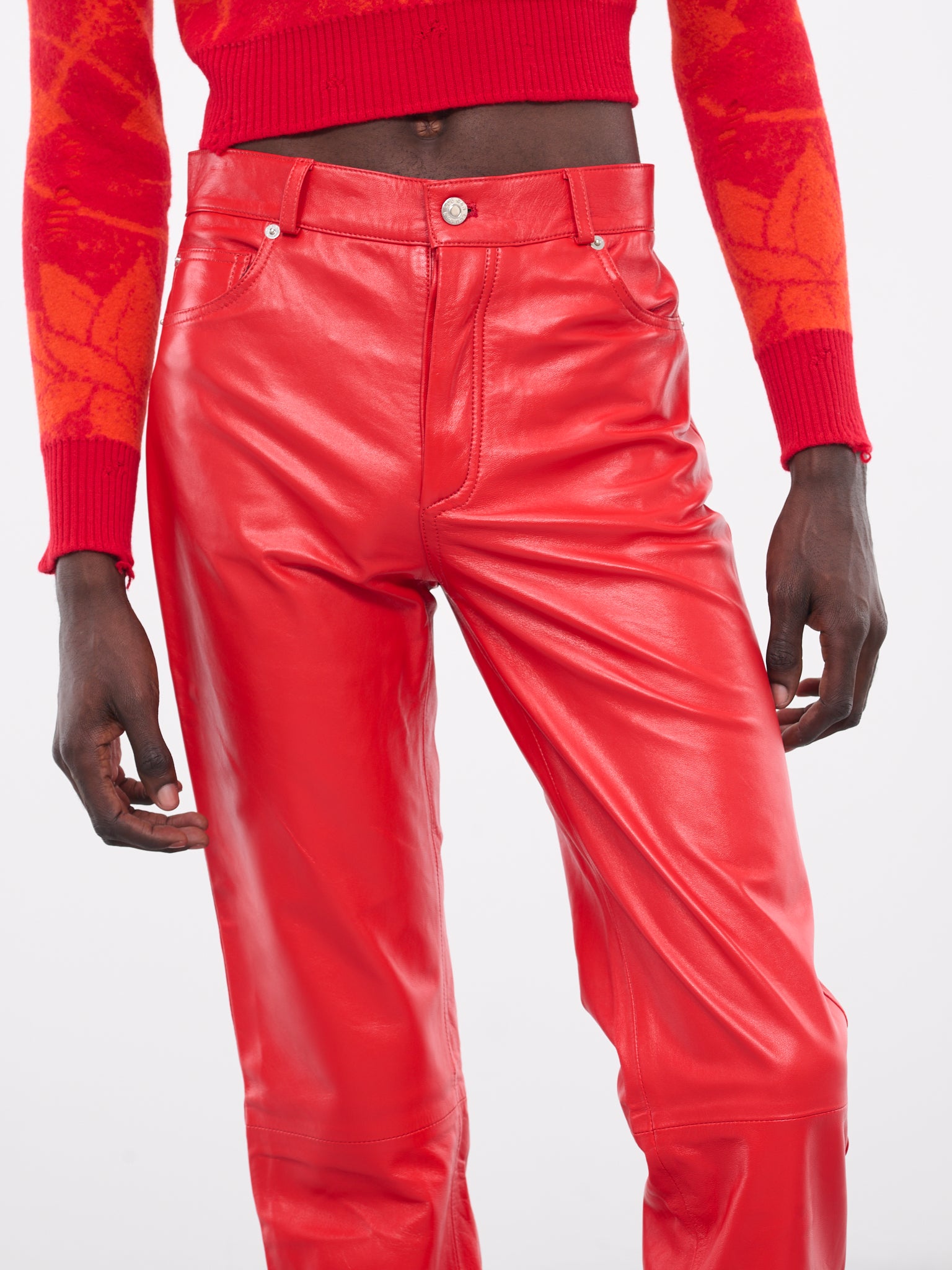 90's Straight Pants (MP005LE-RED)