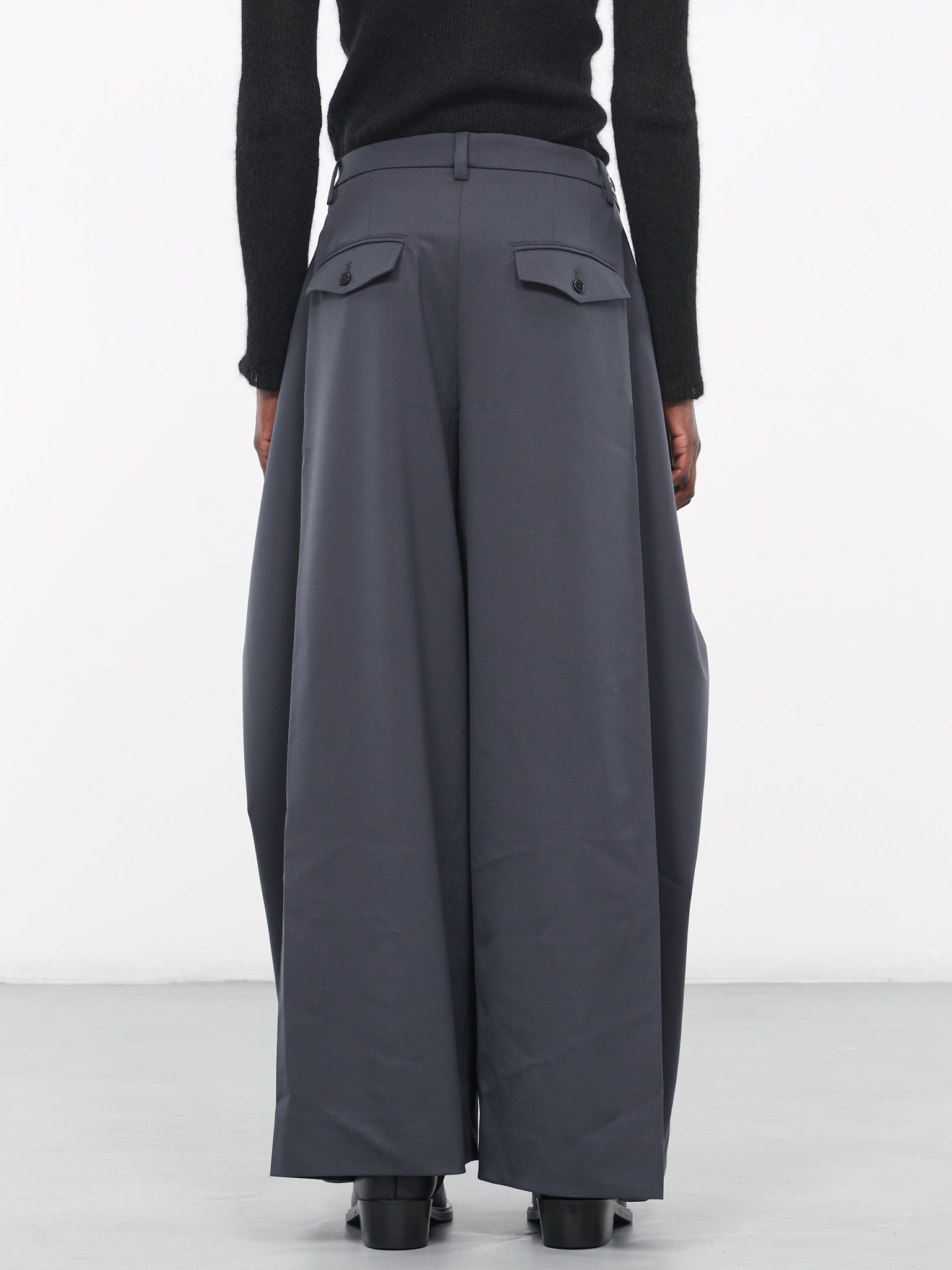 Double Pleated Pants (MP045W-LSW-DARK-GREY)