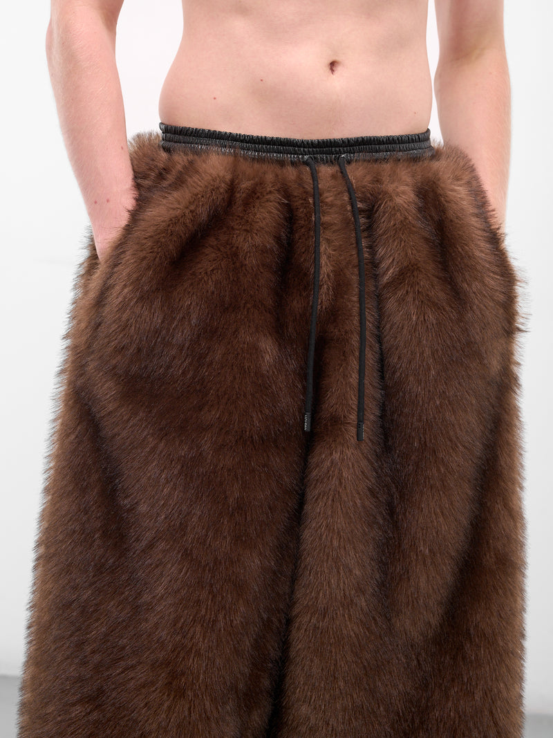 Yeti Outlaw Fur Baggy Trousers (MP061F-FF-RACOON)