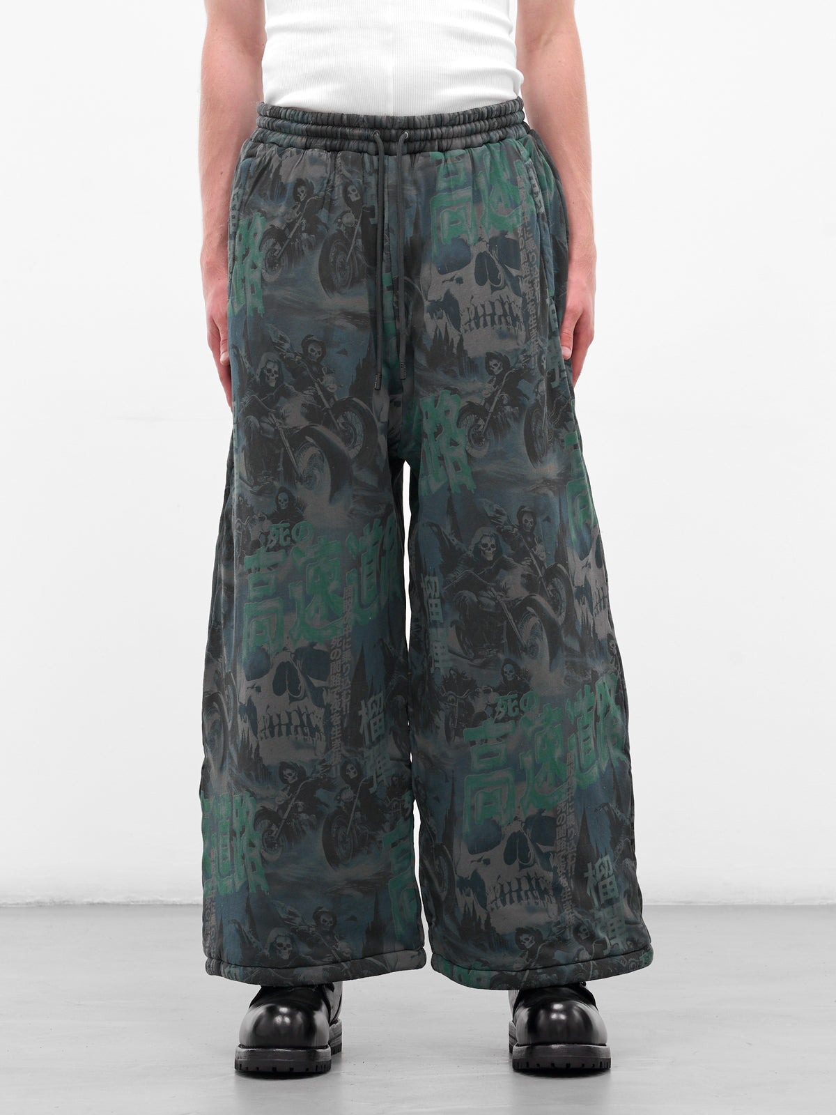 Ghost Rider Wadded Bontan Sweatpants (MP095J-HJ-DARK-SMOKE)