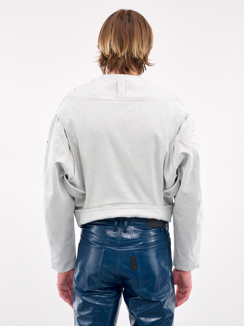 Biker Jacket (MP24DQ3L-JC3001-STONE)