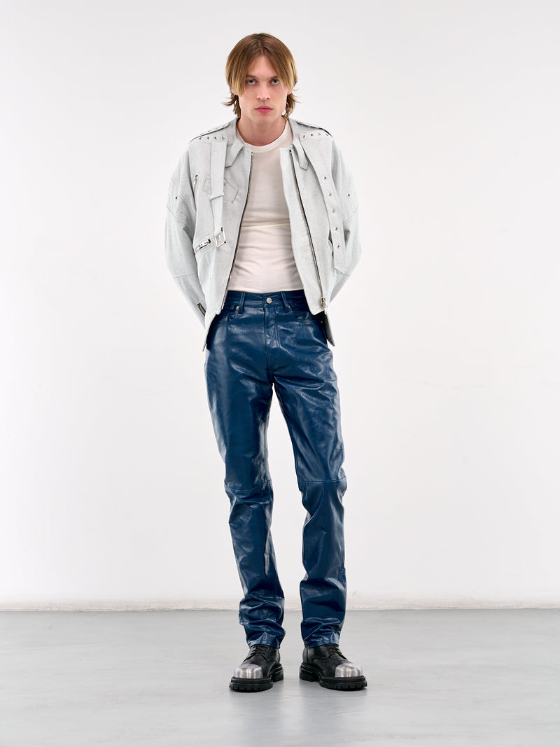 Biker Jacket (MP24DQ3L-JC3001-STONE)