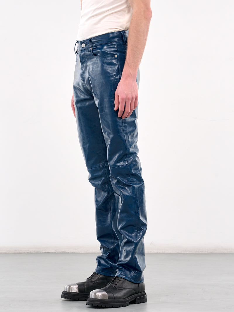 Leather Trousers (MP24LLPB-JE2003-BLUE)