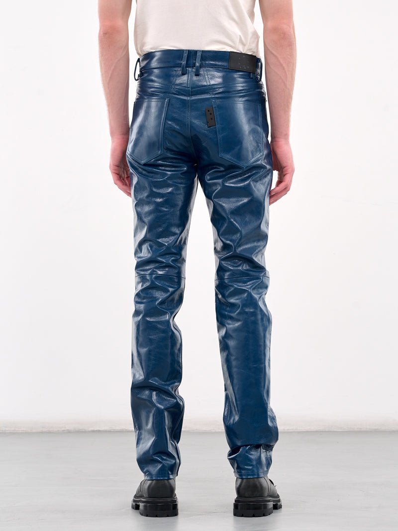 Leather Trousers (MP24LLPB-JE2003-BLUE)