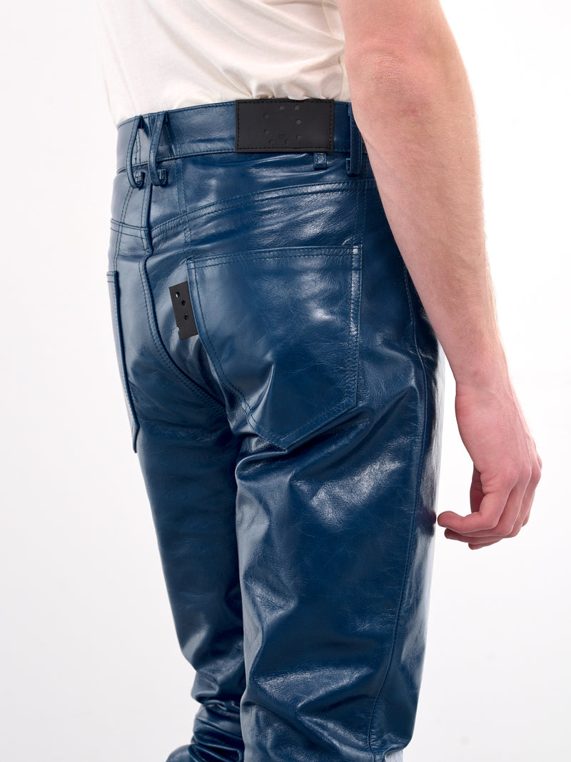 Leather Trousers (MP24LLPB-JE2003-BLUE)