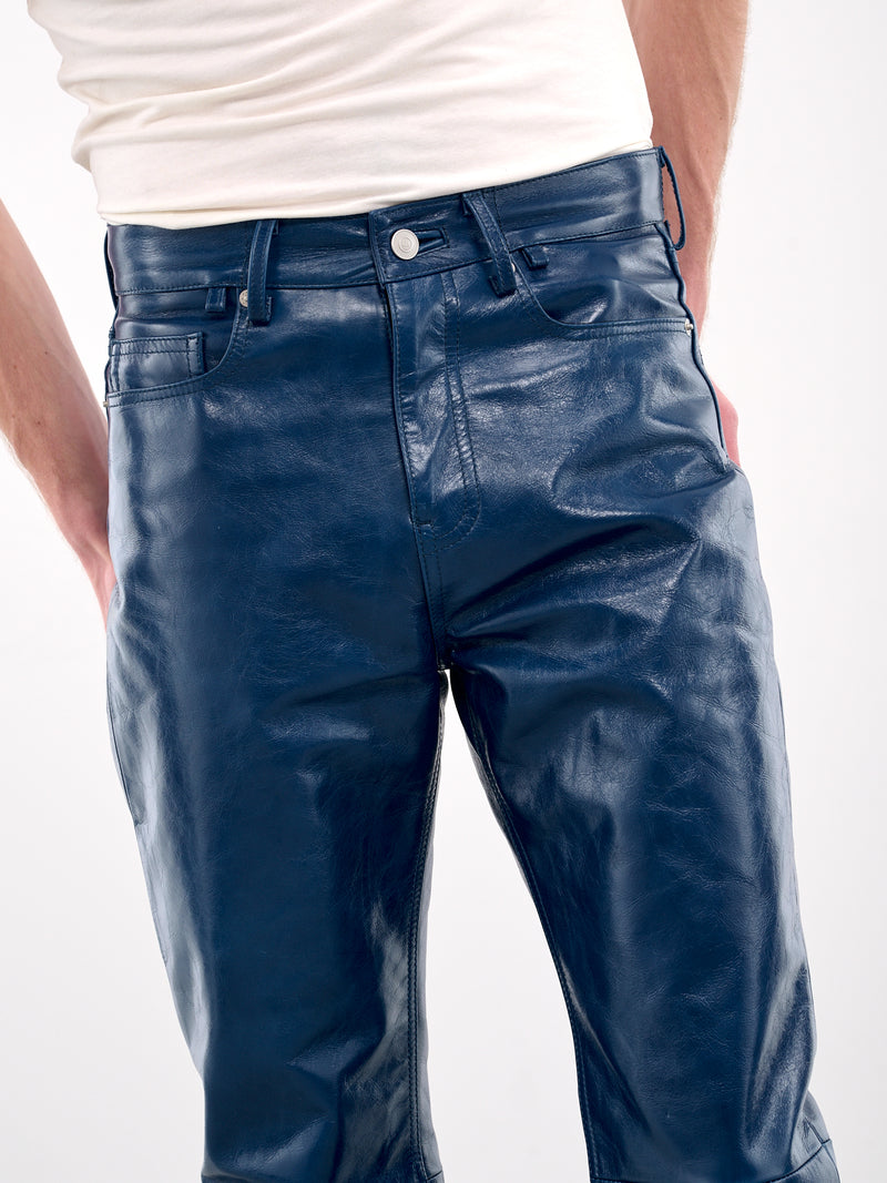 Leather Trousers (MP24LLPB-JE2003-BLUE)