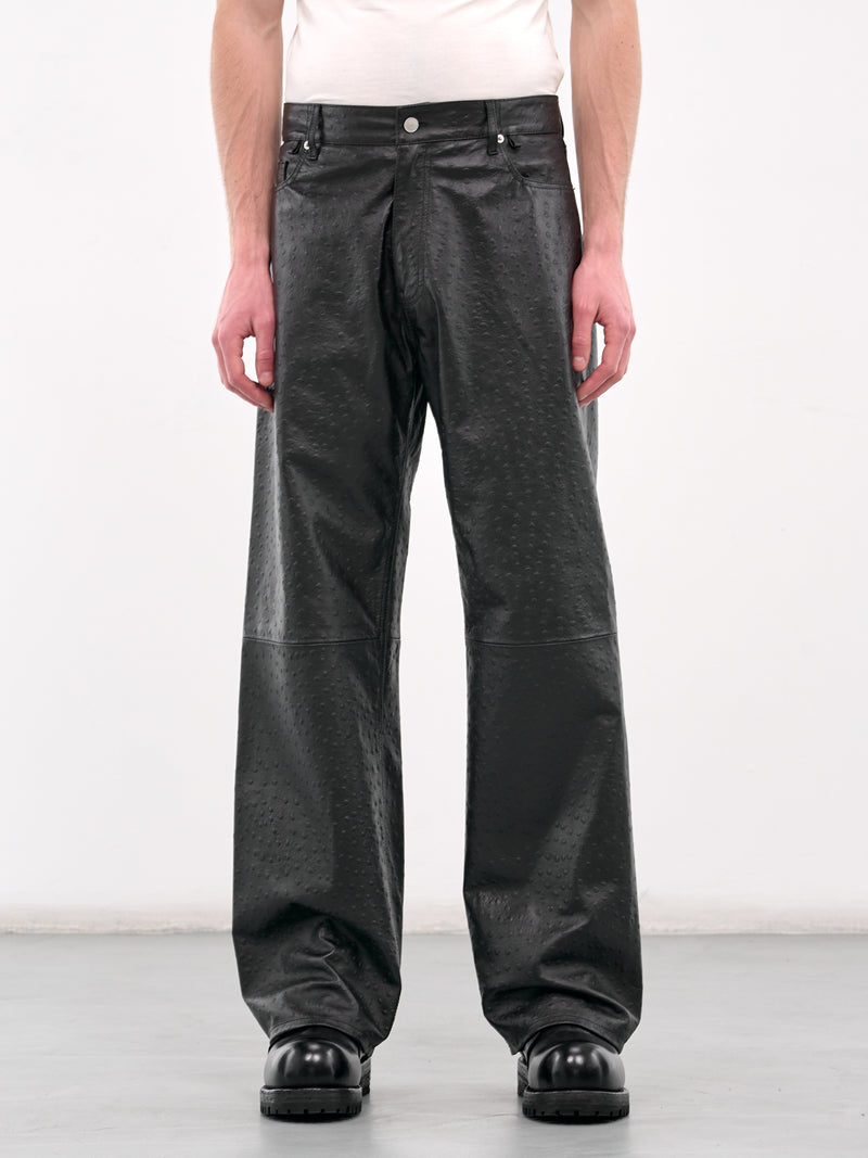 Leather Trousers (MP24LSOL-JE2006-BLACK)