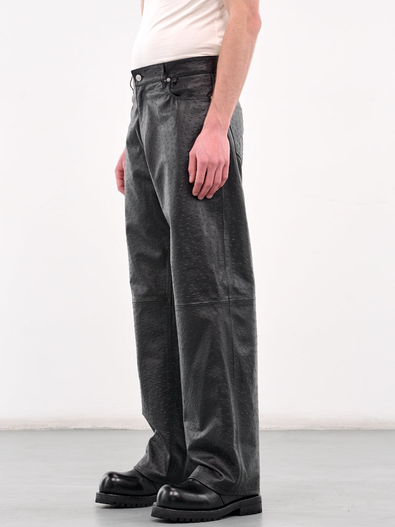 Leather Trousers (MP24LSOL-JE2006-BLACK)