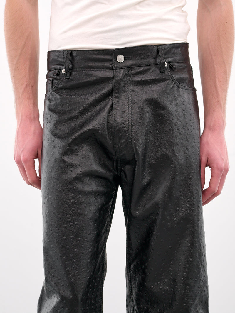 Leather Trousers (MP24LSOL-JE2006-BLACK)
