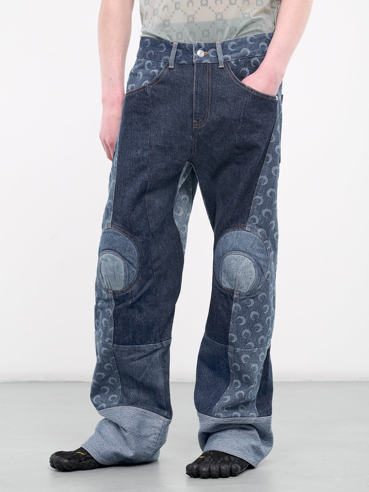 Regenerated Denim Jeans (MPA043-UDEN0002-NAVY)