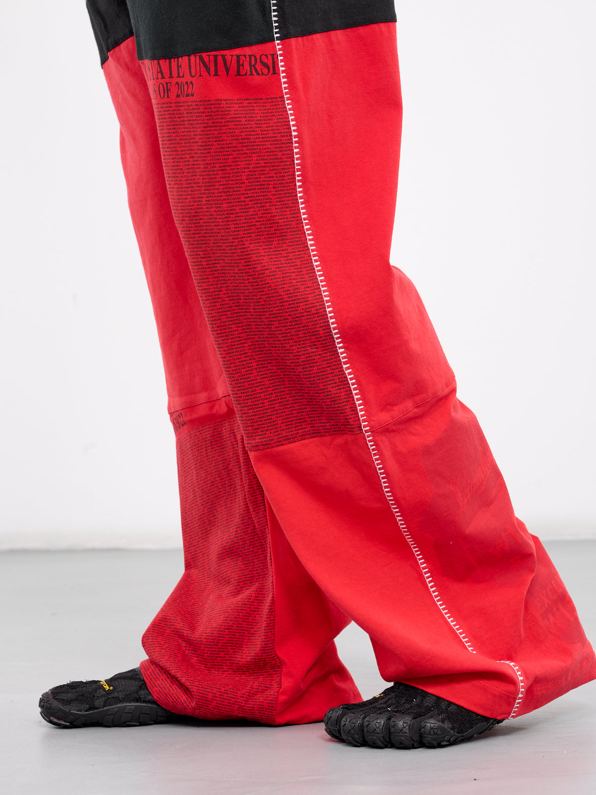 Regenerated Graphic Tee Pants (MPA053-UJER0003-RED)