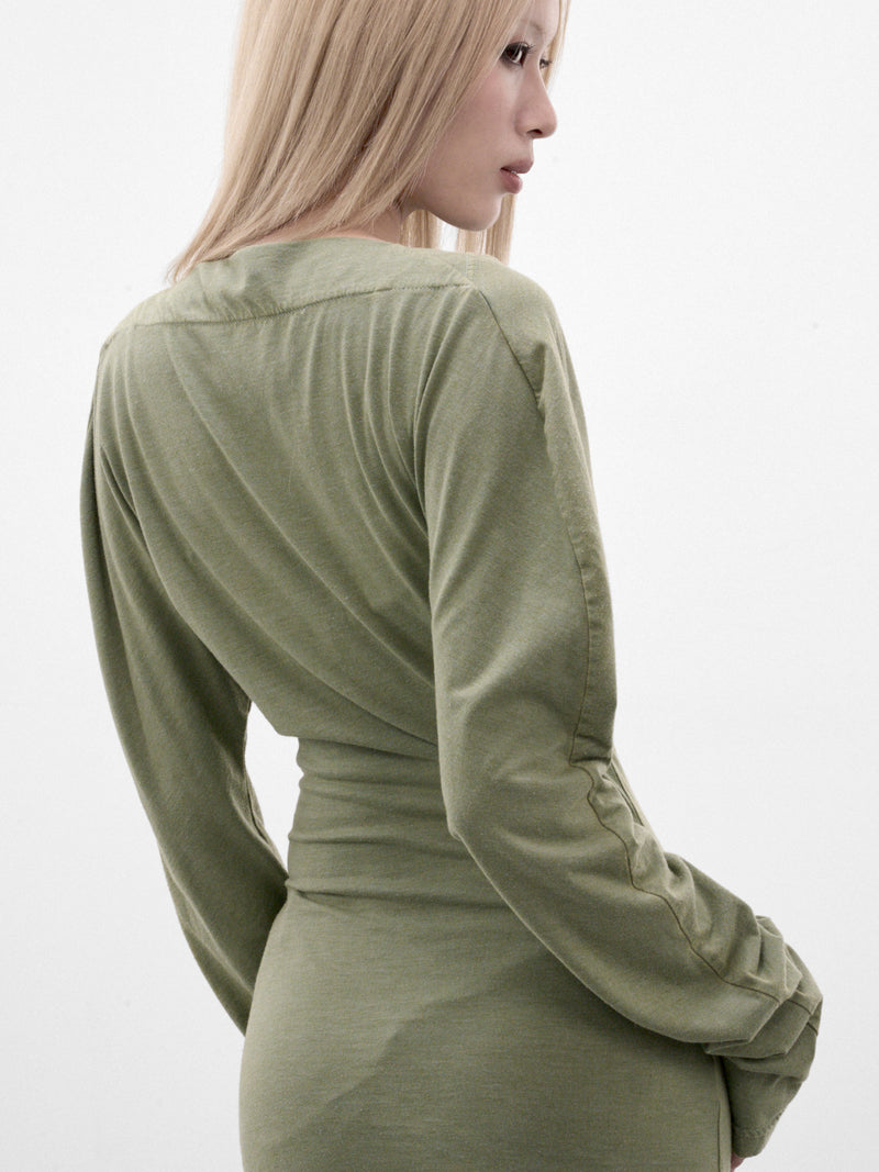Faded Khaki Burnout Jersey Top (MPAW26-214A-FADED-KHAKI)