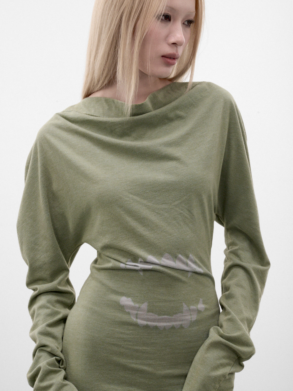 Faded Khaki Burnout Jersey Top (MPAW26-214A-FADED-KHAKI)