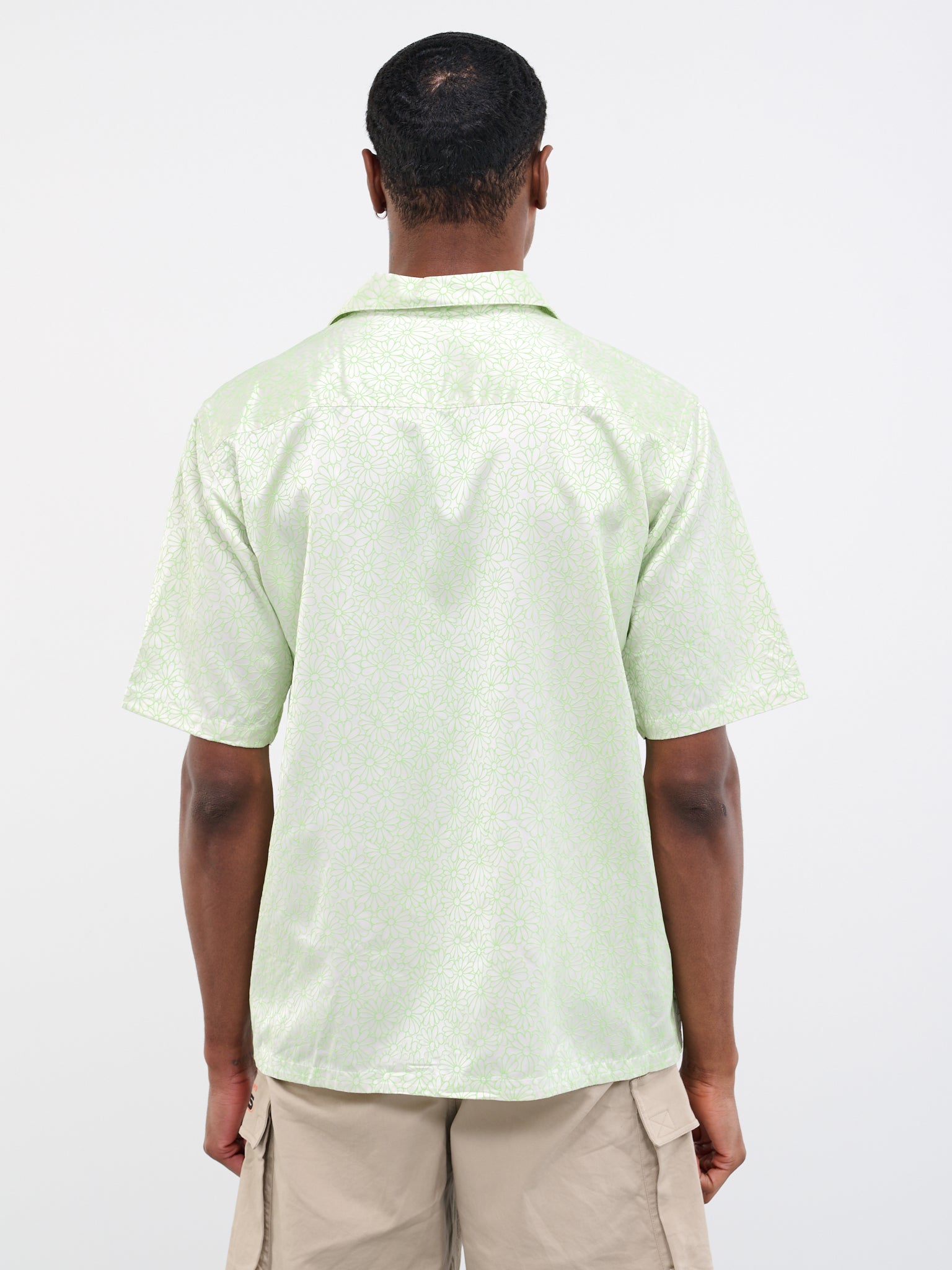 Floral Shirt (MR421B-GREEN-CREAM-FLORAL)