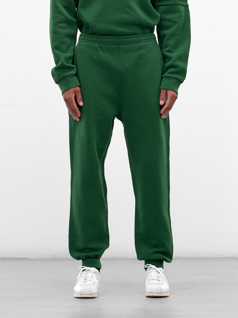 Green Cotton Cuffed Joggers (MRF25CS022-DARK-GREEN)