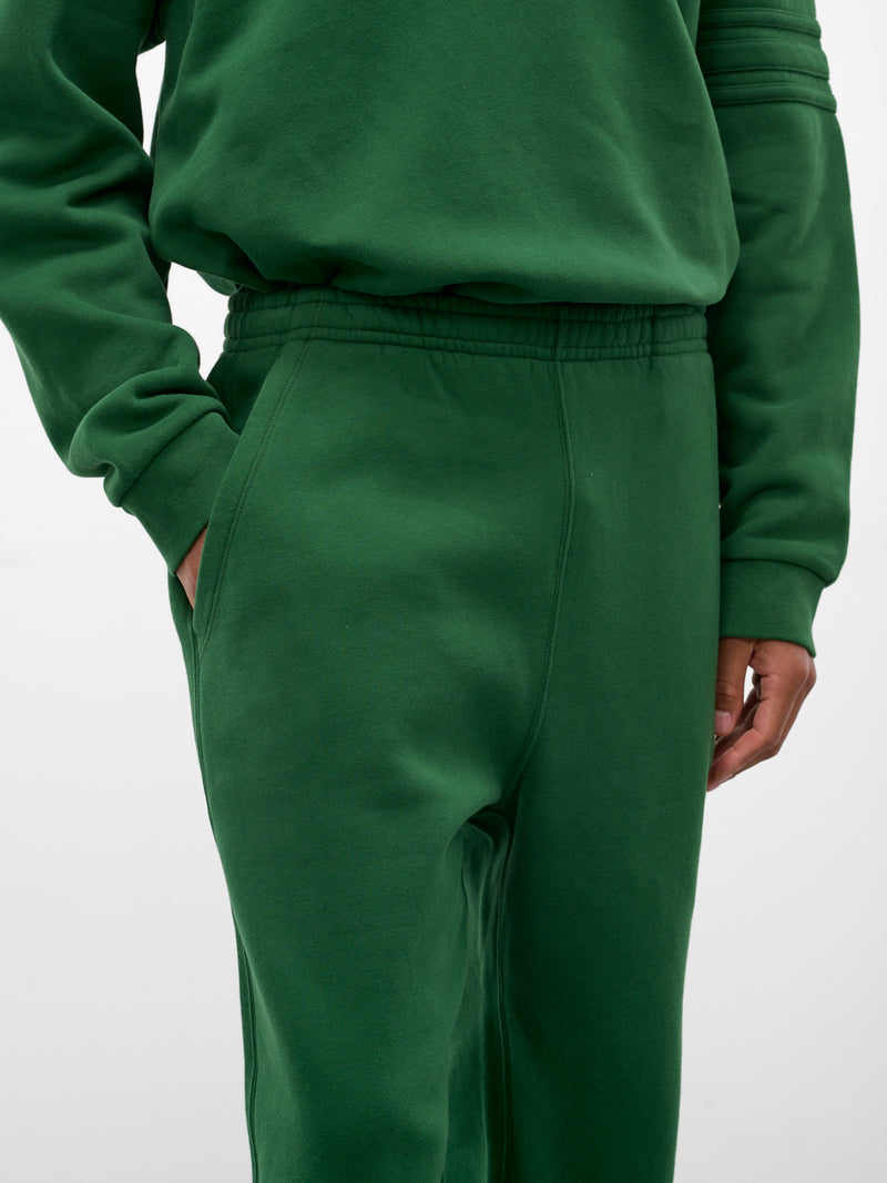 Green Cotton Cuffed Joggers (MRF25CS022-DARK-GREEN)