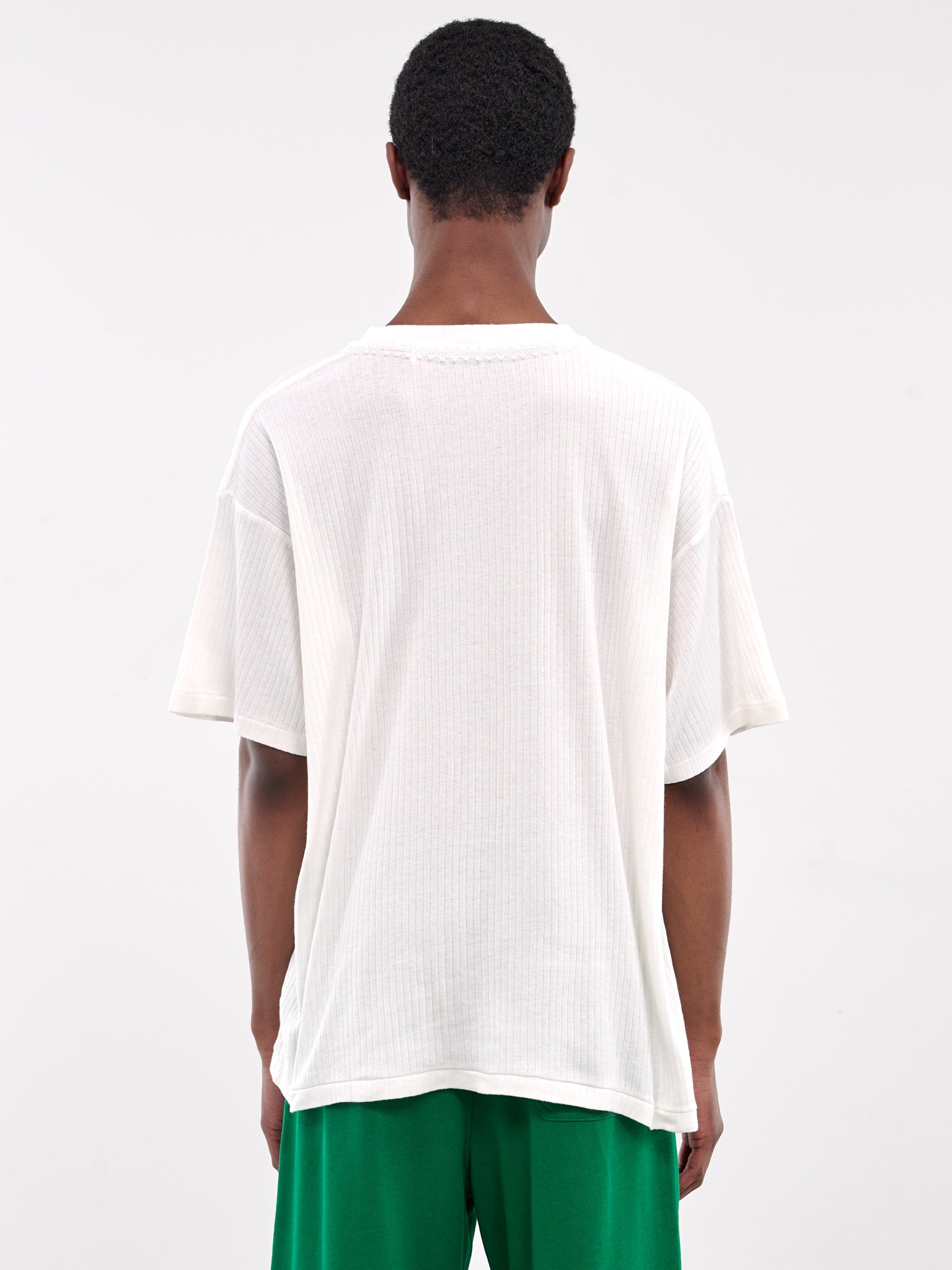 Ribbed Tee (MRS25CS031-CREAM)