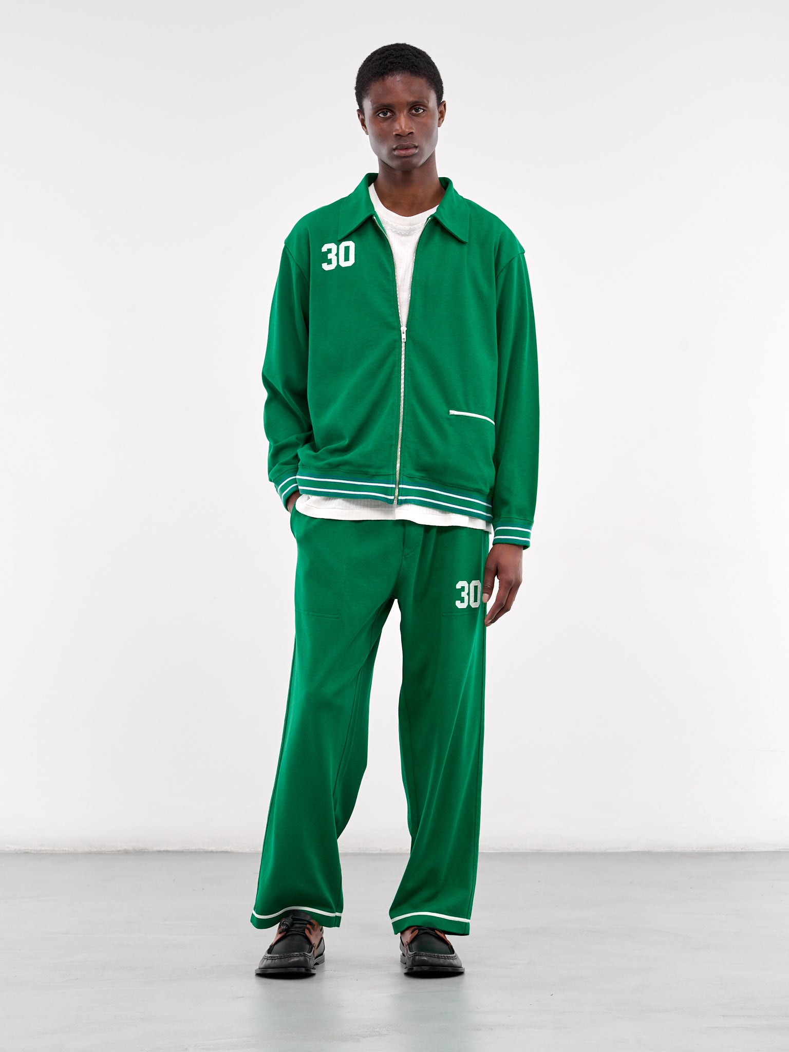 Zip-Up Track Jacket (MRS25CS034-GREEN)