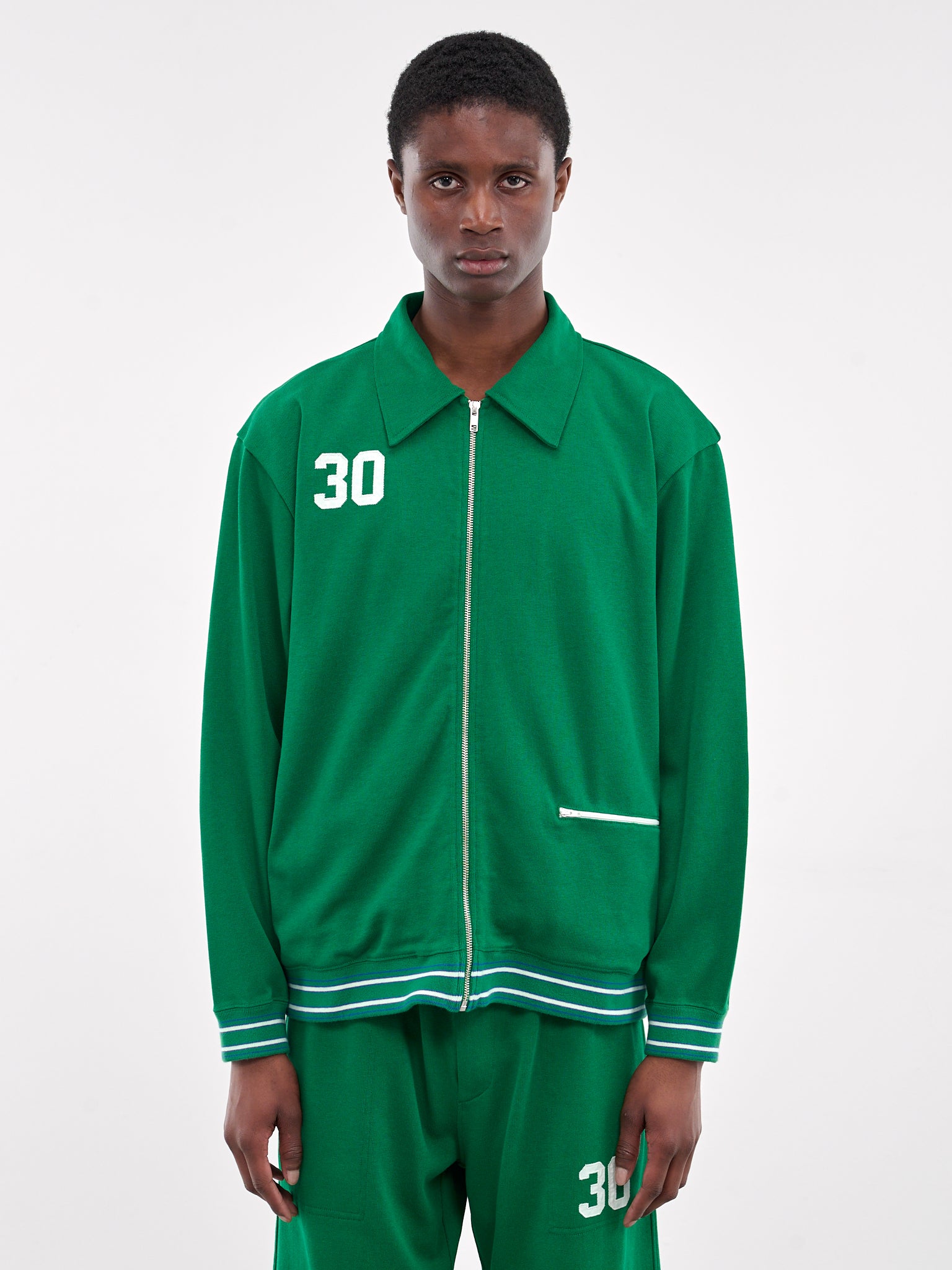 Zip-Up Track Jacket (MRS25CS034-GREEN)