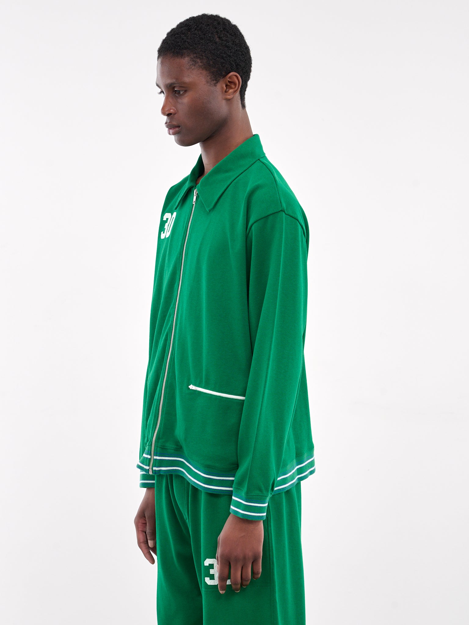Zip-Up Track Jacket (MRS25CS034-GREEN)