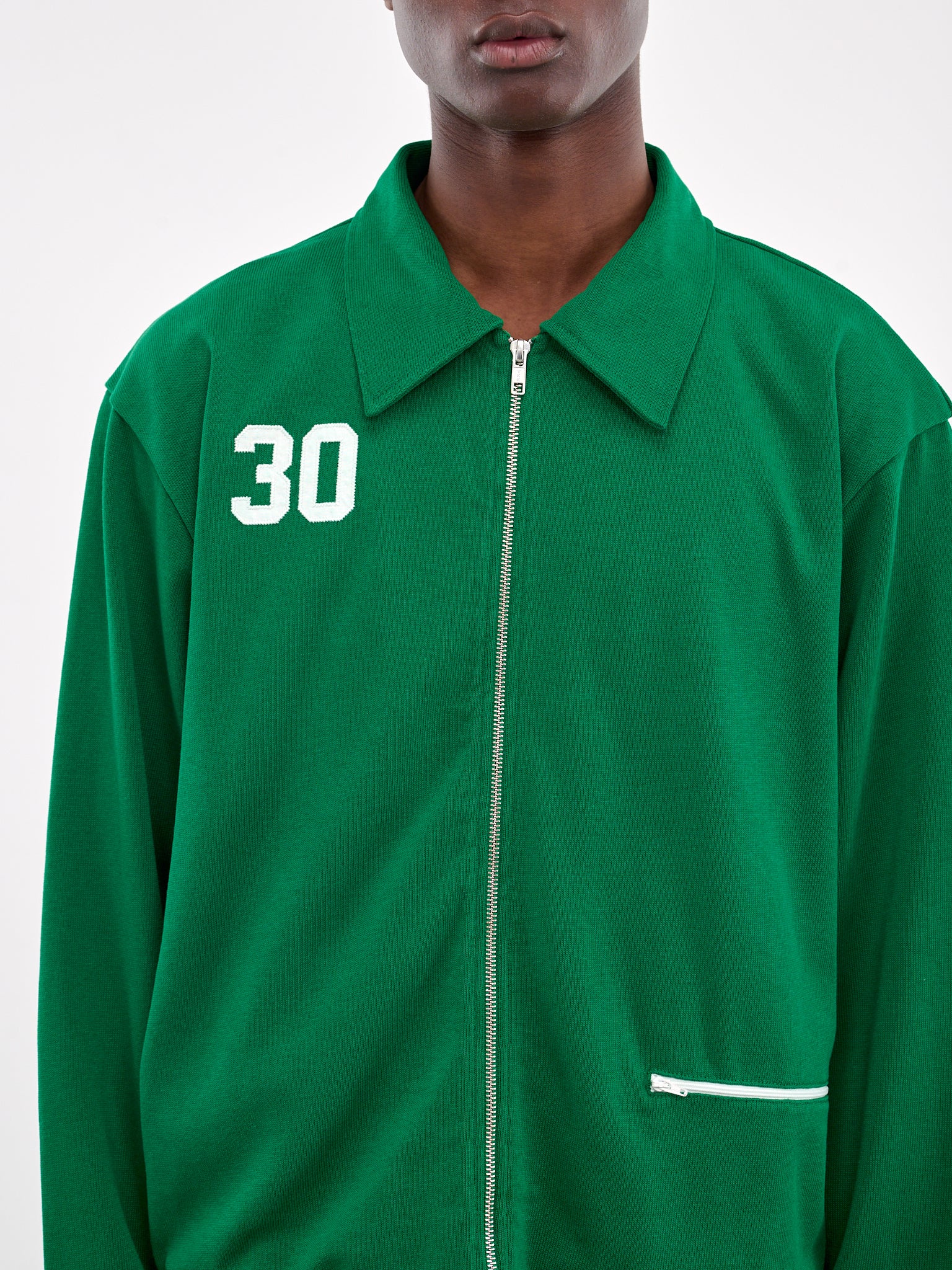 Zip-Up Track Jacket (MRS25CS034-GREEN)