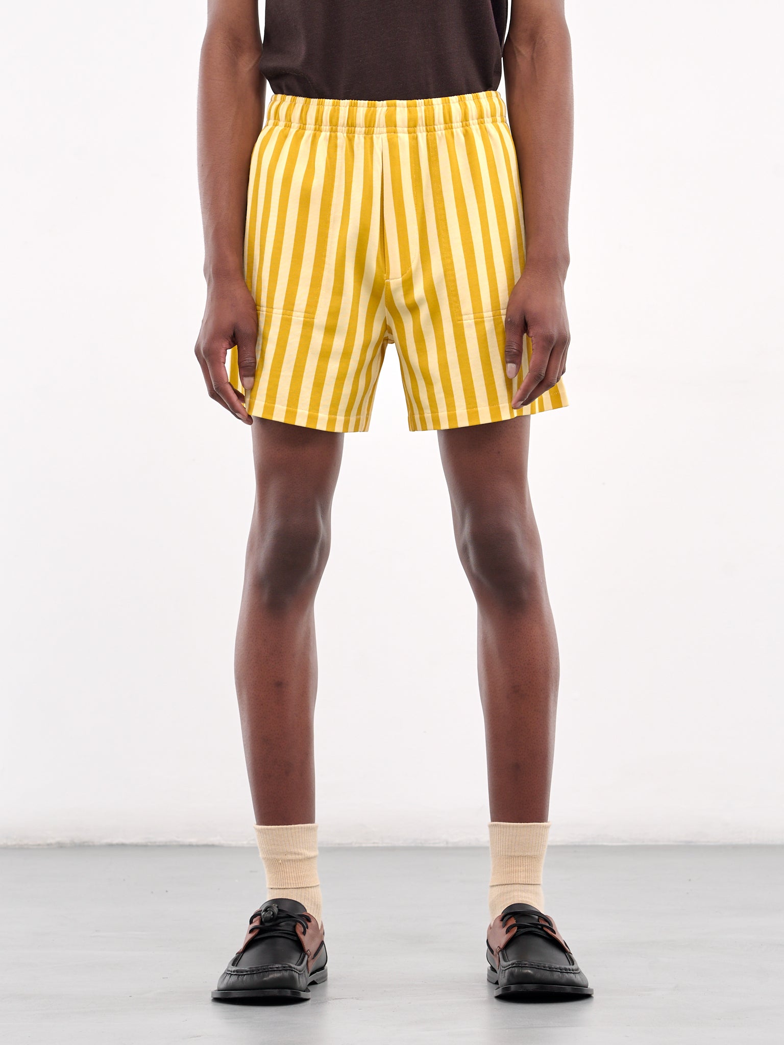 Striped Shorts (MRS25CS036-YELLOW-MULTI)