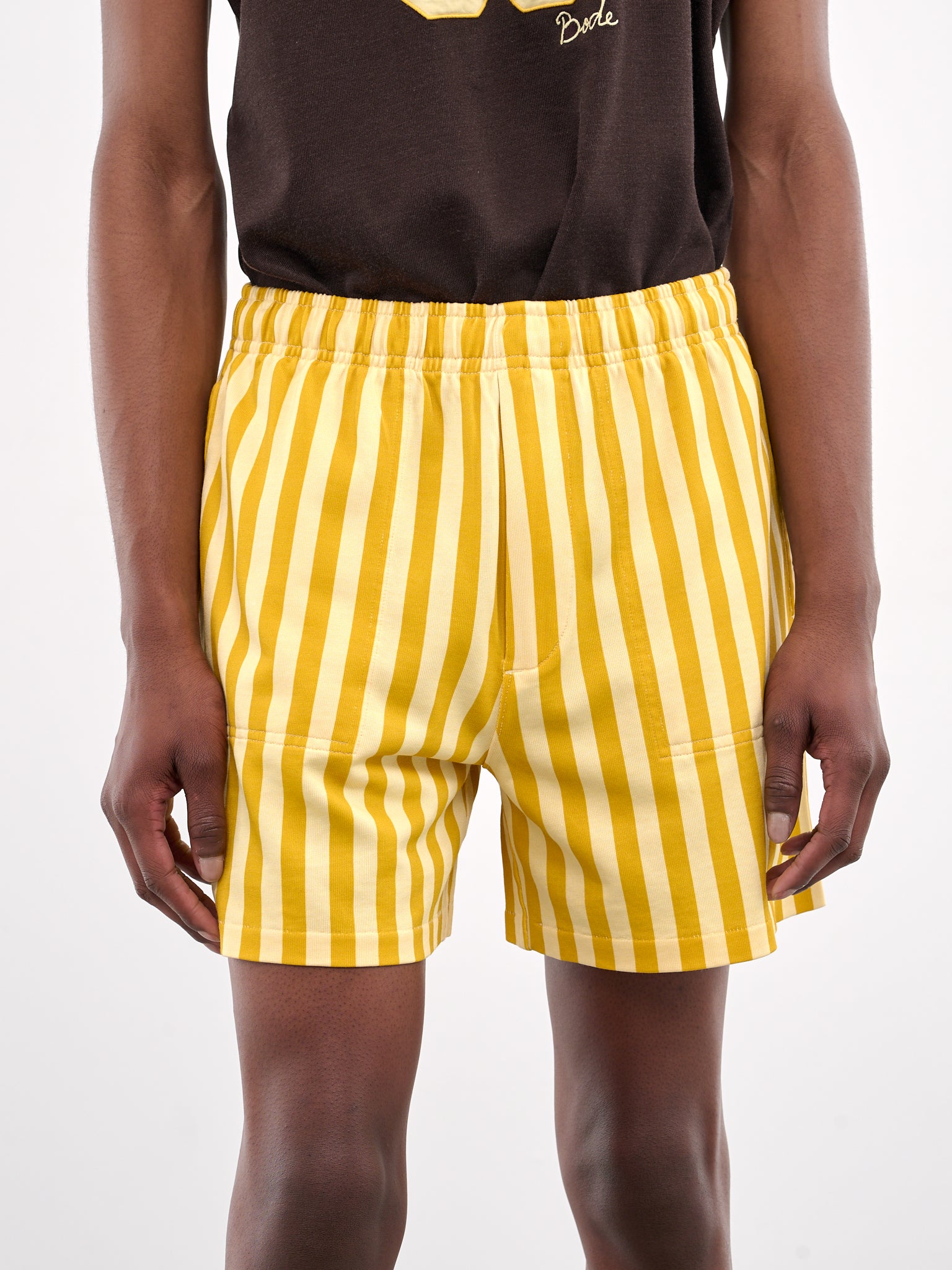 Striped Shorts (MRS25CS036-YELLOW-MULTI)