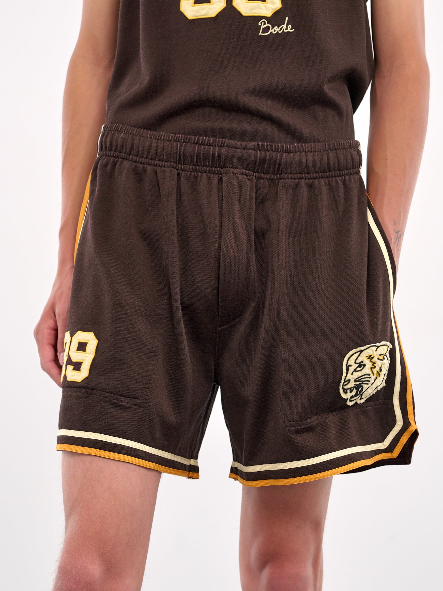 Bobcat Shorts (MRS25CS038-BROWN-BLACK)