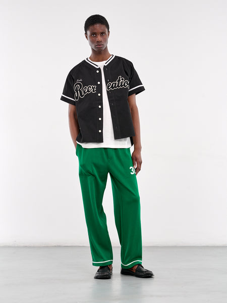 トップス SEESEE NYLON BASEBALL SHIRT CHARCOAL 5XL SEE SEE NYLON BASEBALL SHIRTS[BSM45-24SS-FT06]｜URBAN