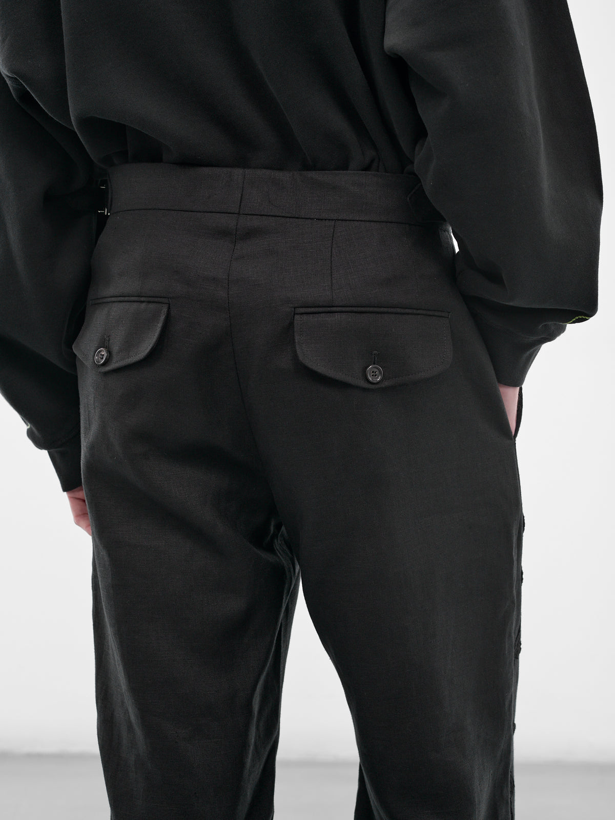 BODE Linen Buckle Trousers | H.Lorenzo - detail 2