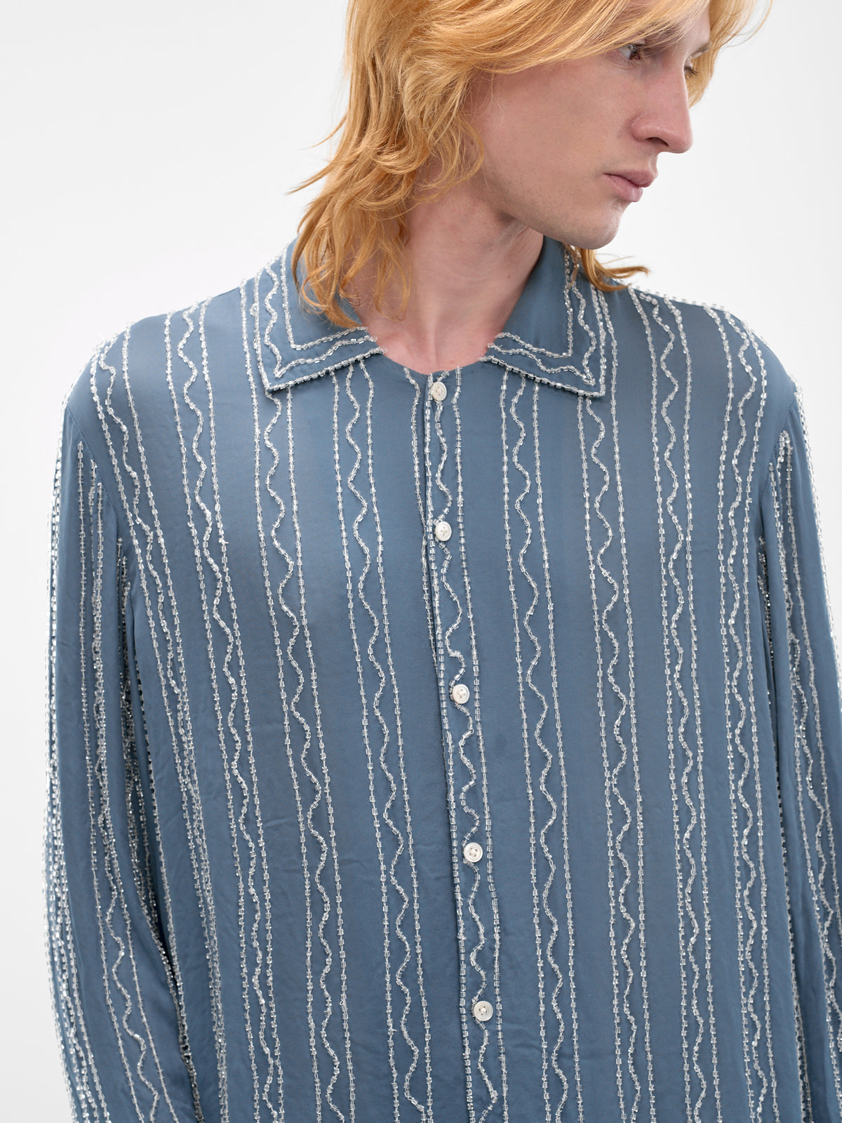 BODE Beaded Sea Stripe Shirt | H.Lorenzo - detail 2