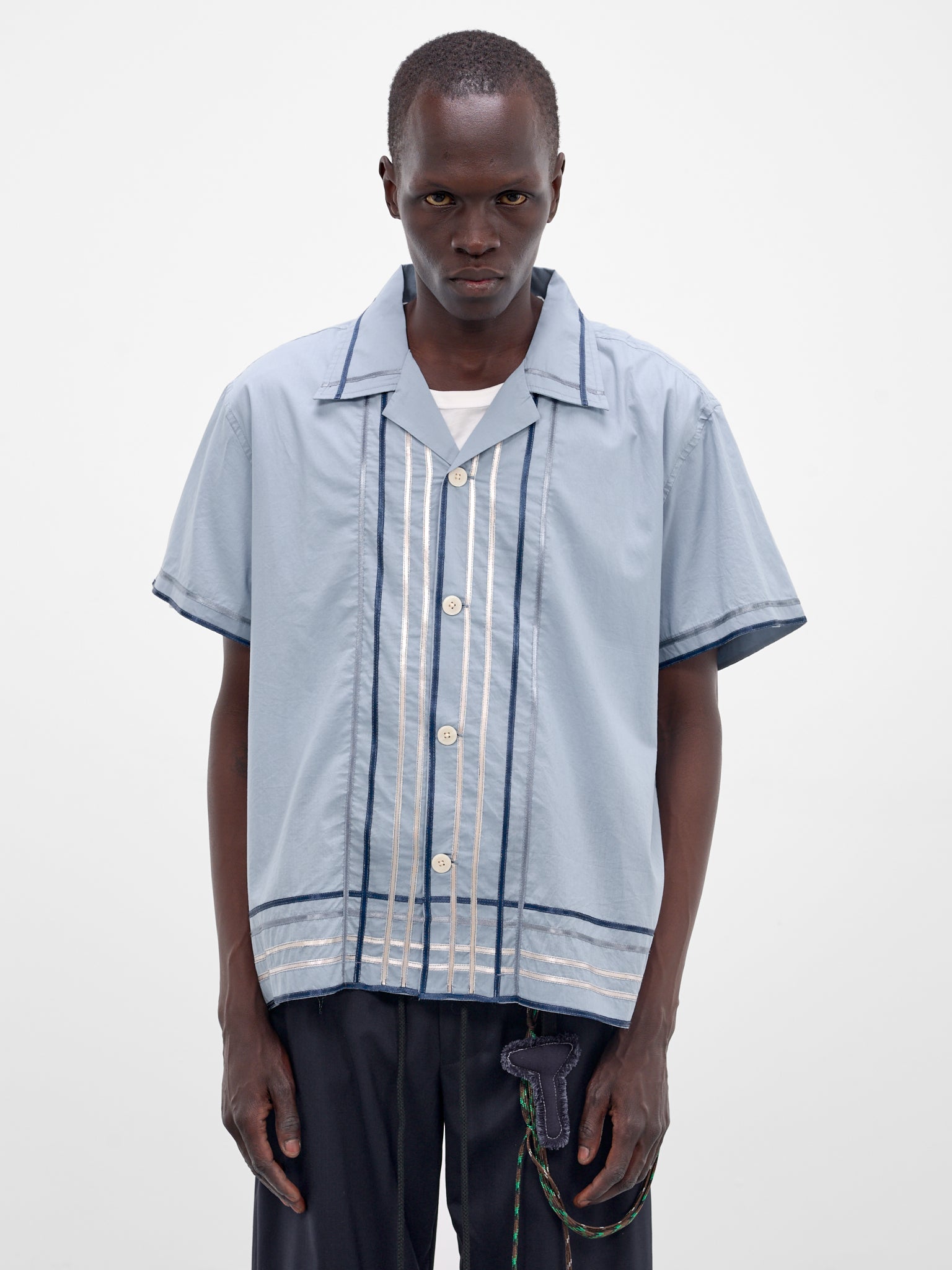 Blue Ribbon Stripe Plaid Shirt (MRS26SH039-BLUE-MULTI)