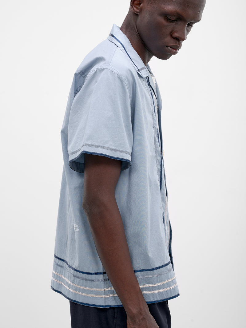 Blue Ribbon Stripe Plaid Shirt (MRS26SH039-BLUE-MULTI)