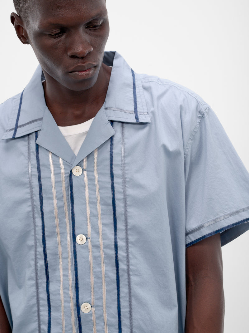 Blue Ribbon Stripe Plaid Shirt (MRS26SH039-BLUE-MULTI)