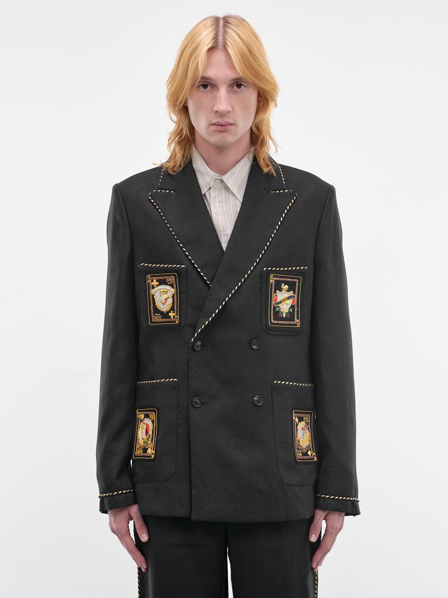 BODE Linen Blazer | H.Lorenzo - front