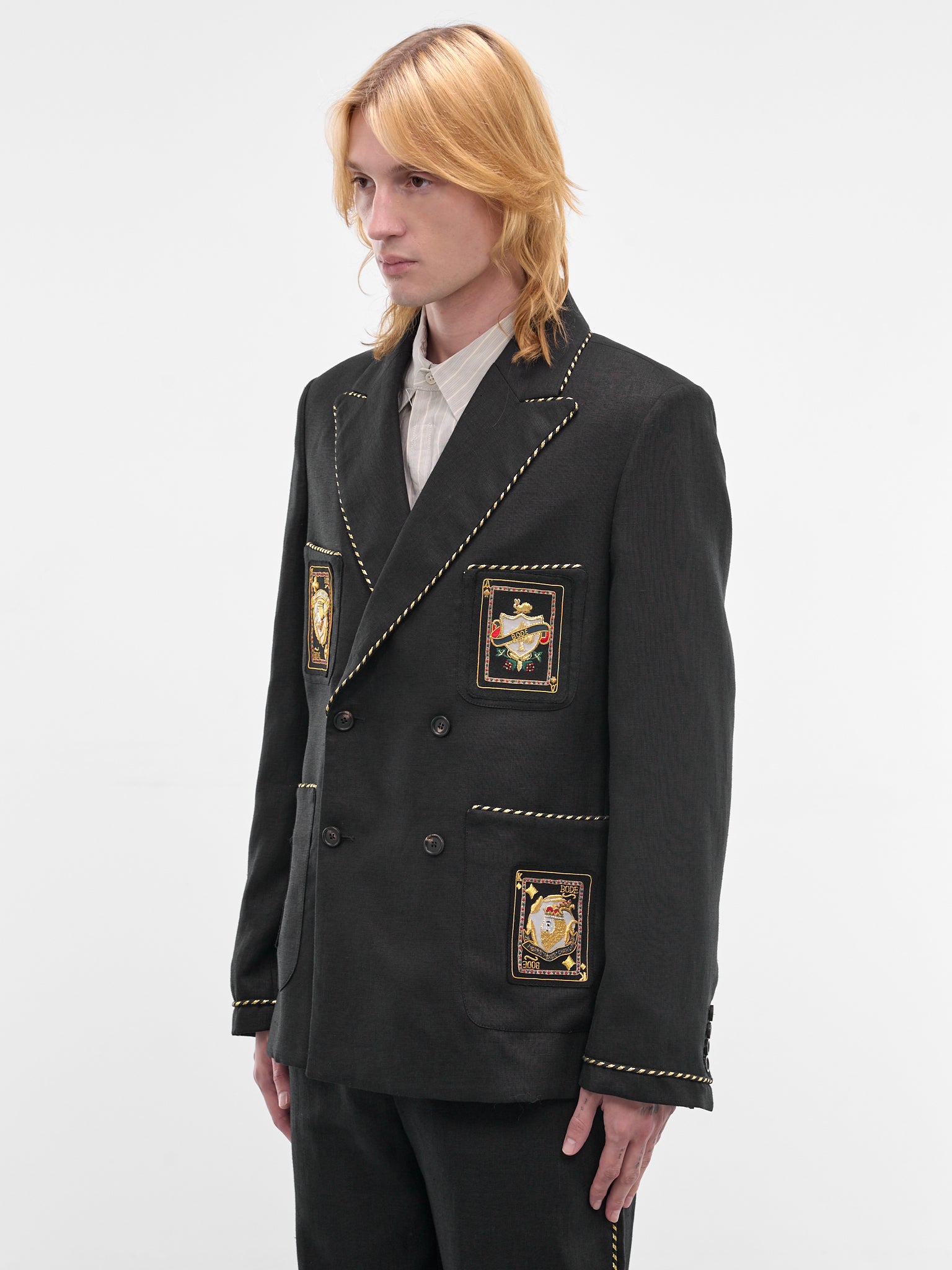 BODE Linen Blazer | H.Lorenzo - side