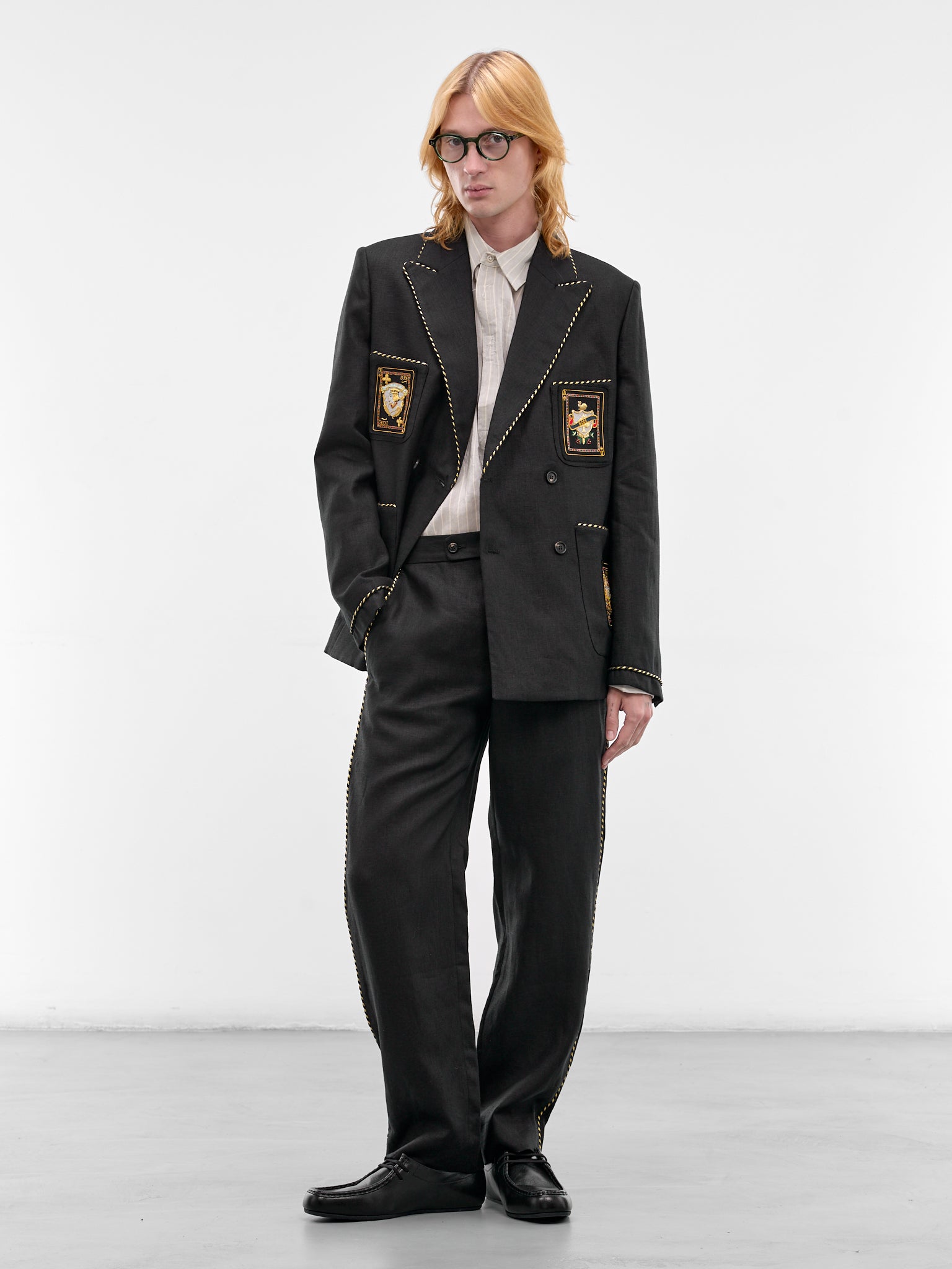 BODE Linen Blazer | H.Lorenzo - styled