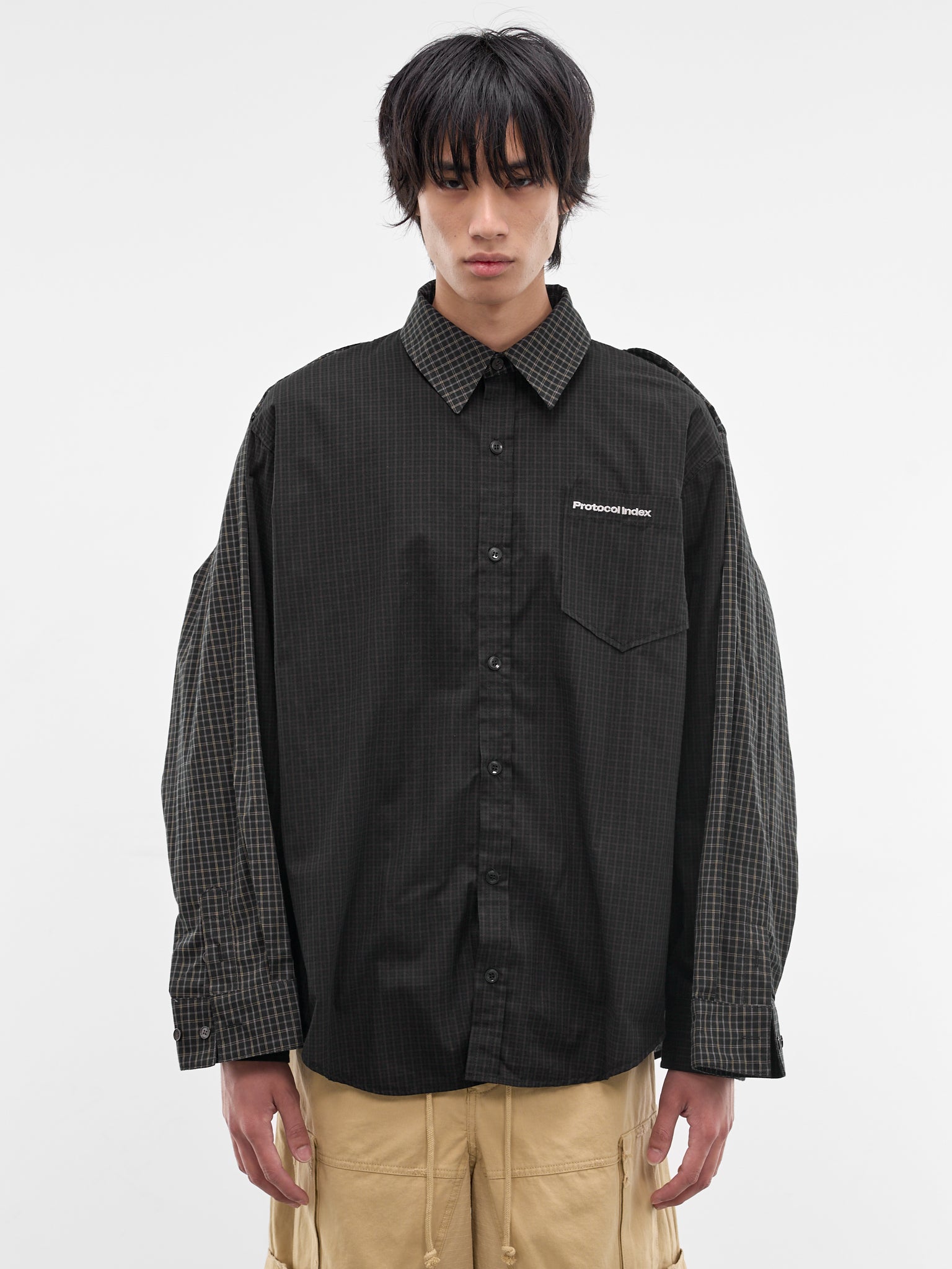 PROTOCOL INDEX Check Shirt | H.Lorenzo - front