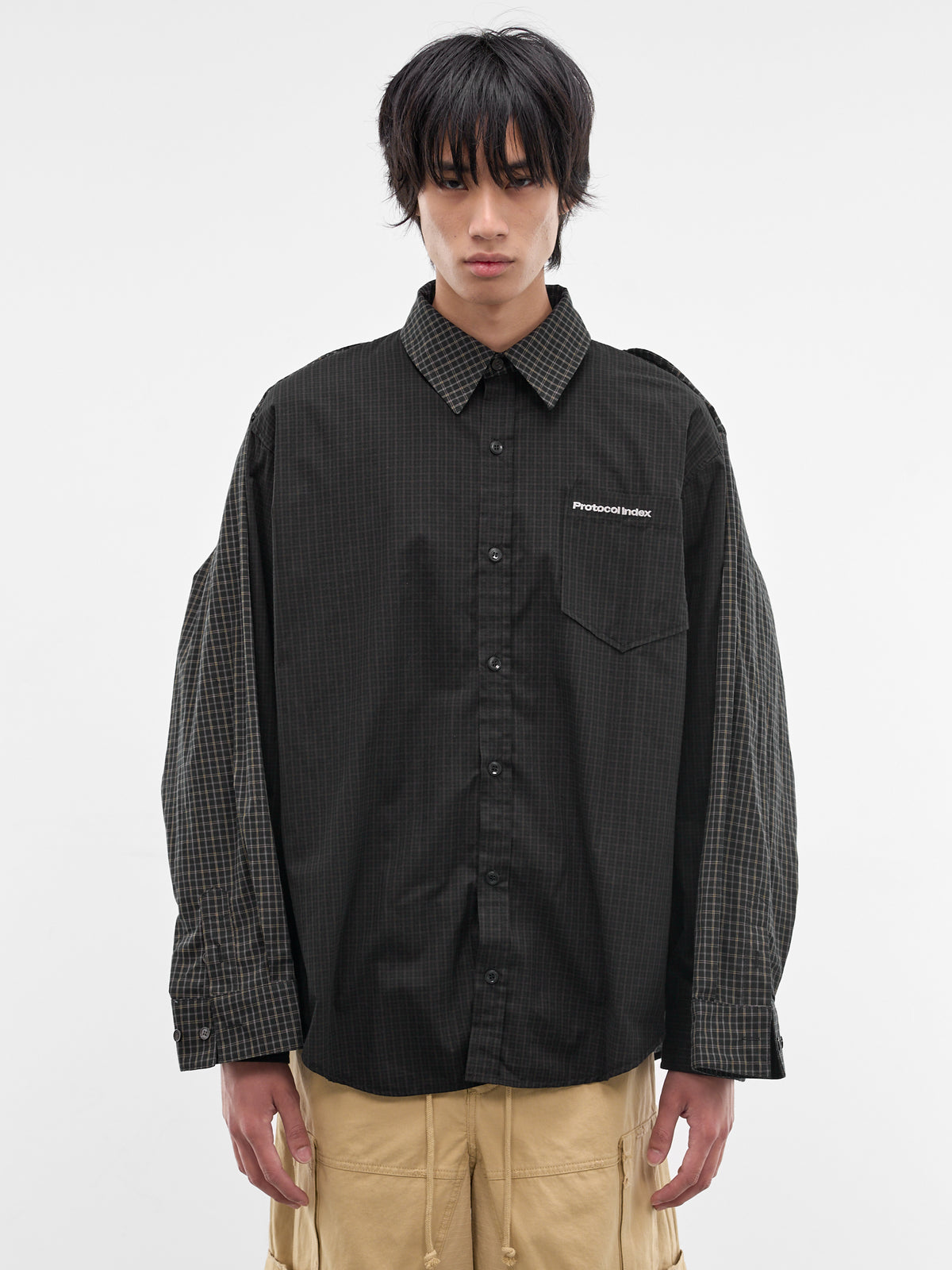 PROTOCOL INDEX Check Shirt | H.Lorenzo - front