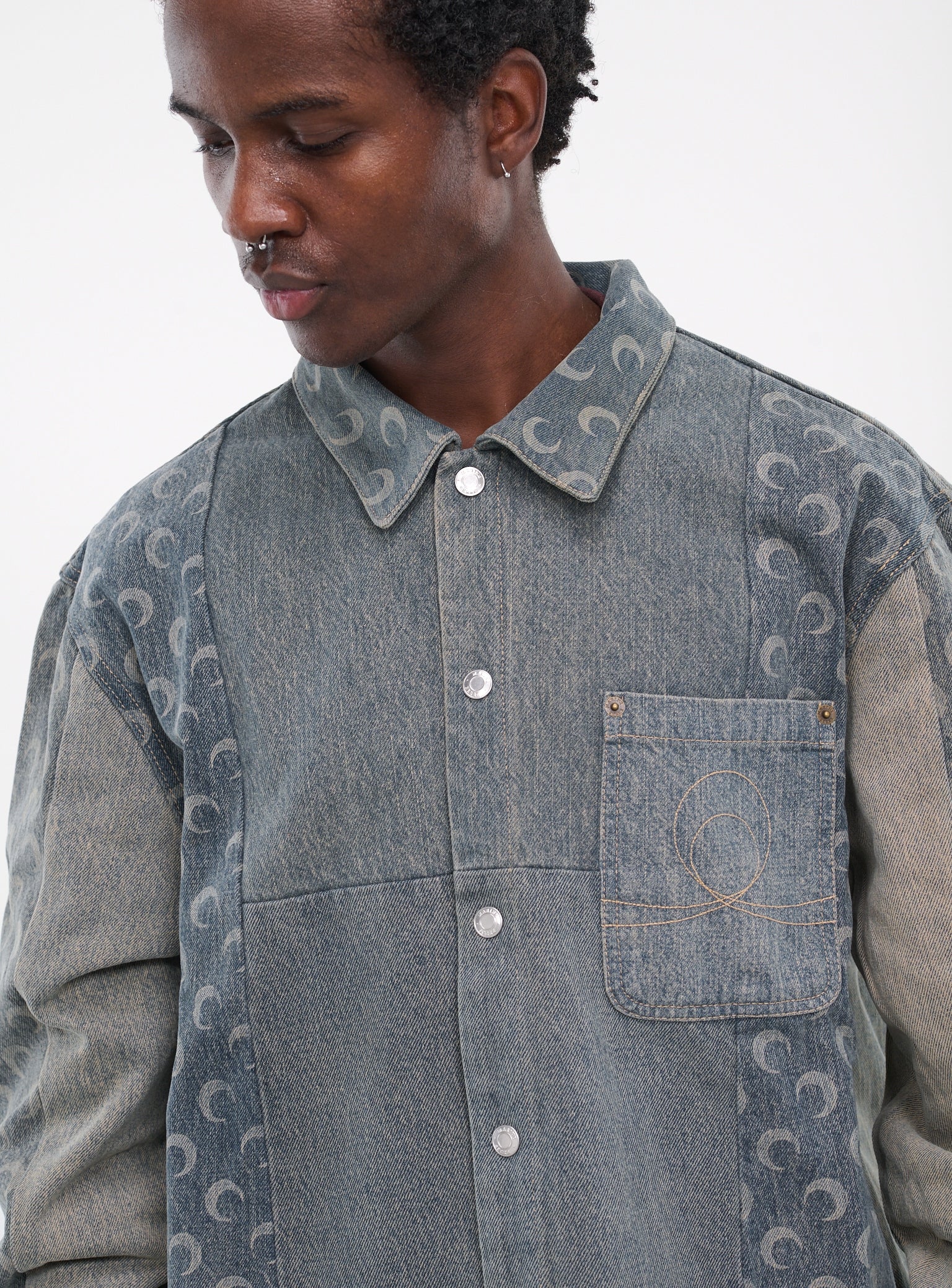 Regenerated Denim Shirt (MSI006-UDEN0002-GR30-GREY-MULT)