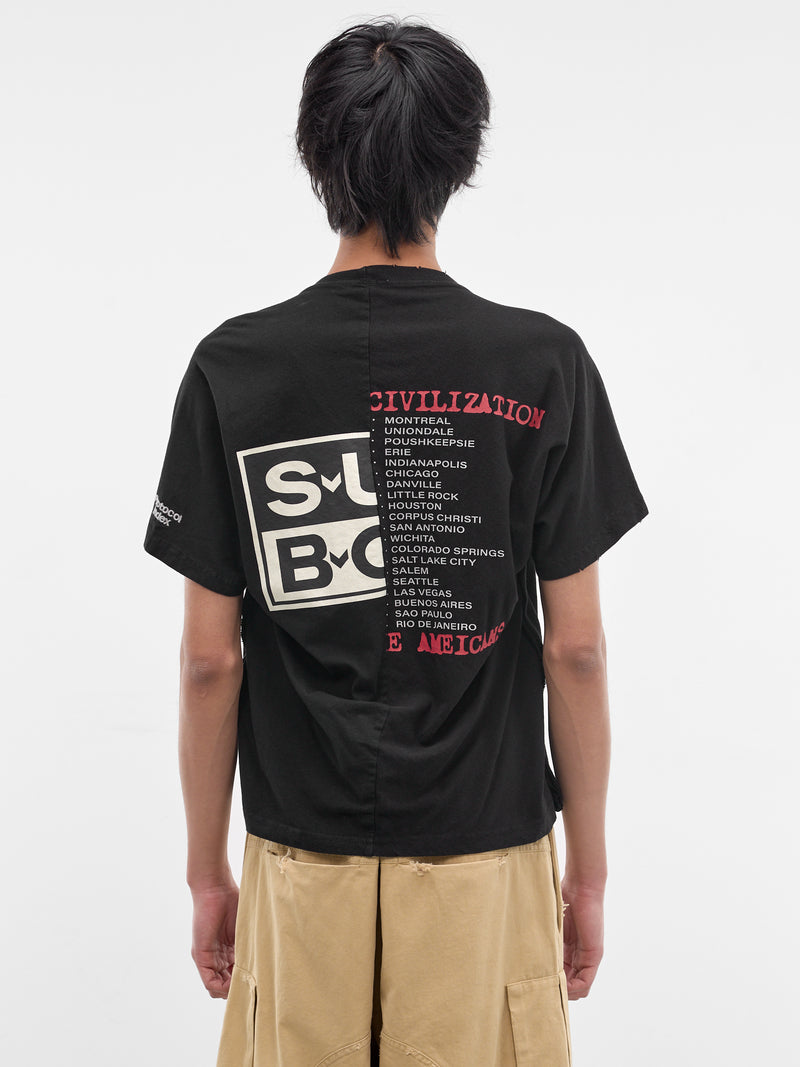 PROTOCOL INDEX Black Tee | H.Lorenzo - back