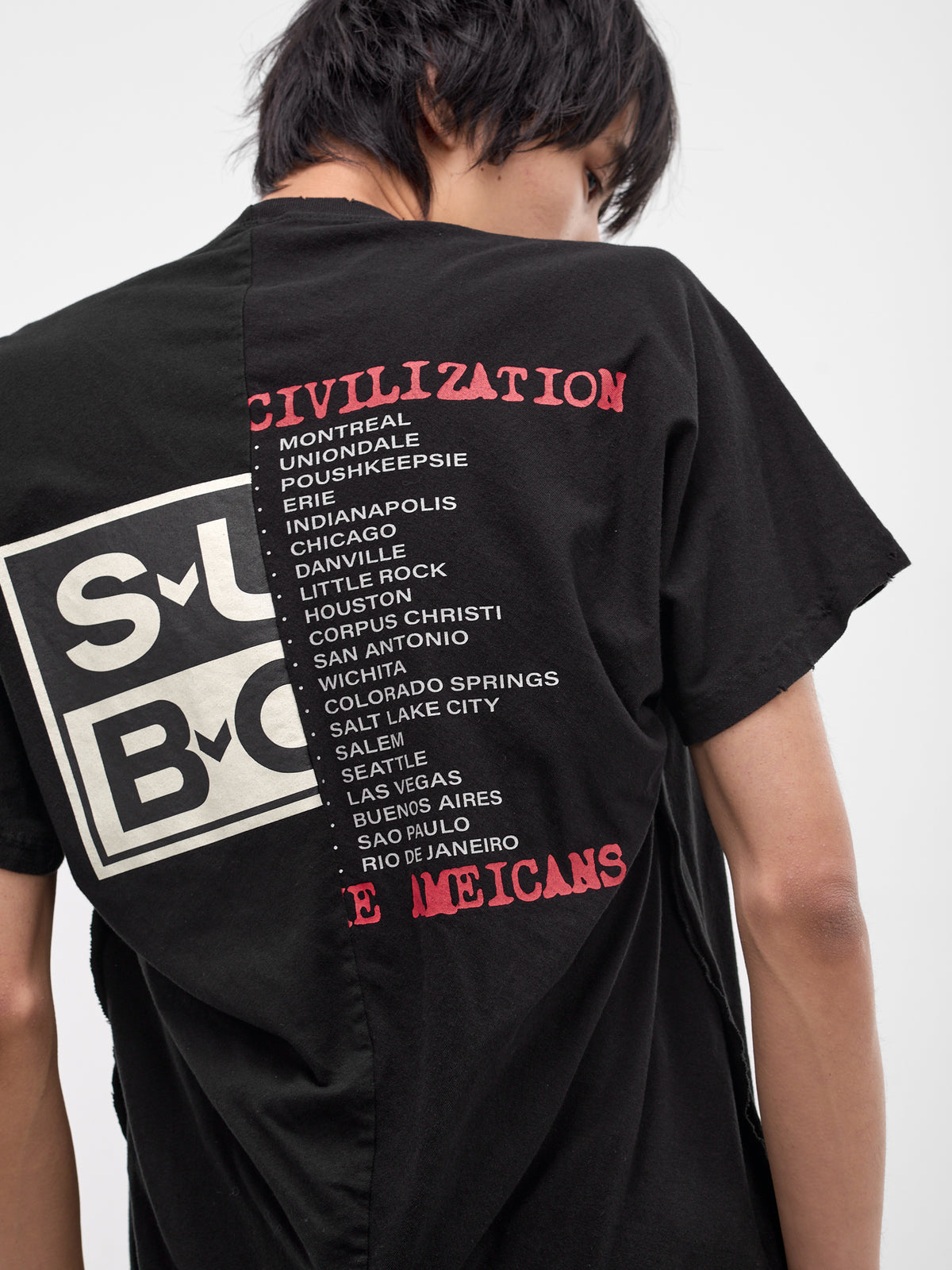 PROTOCOL INDEX Black Tee | H.Lorenzo - detail 2